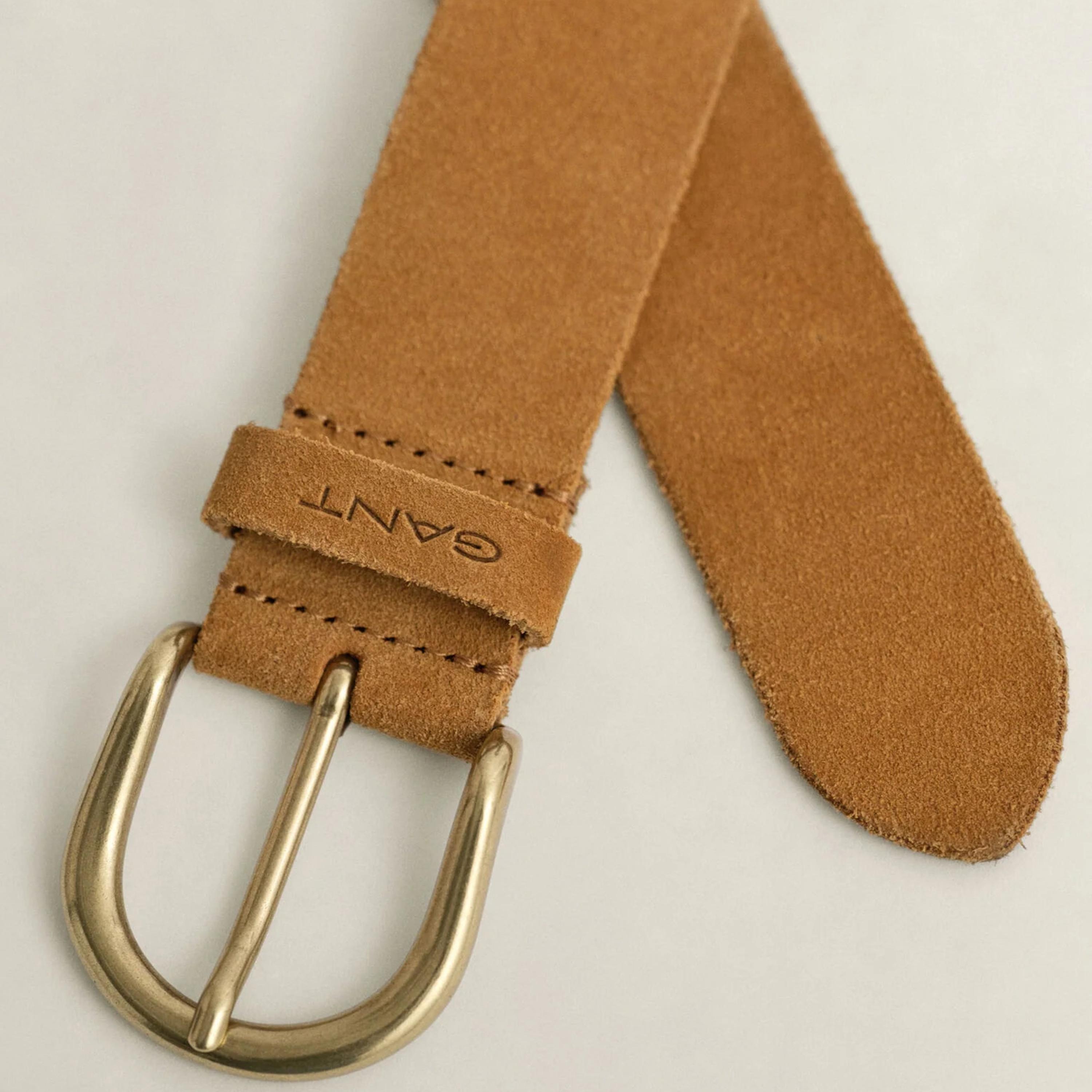 Gant Textured Leather Men's Belt with Pin Buckle-men-beltsandwallets-belts-image-2