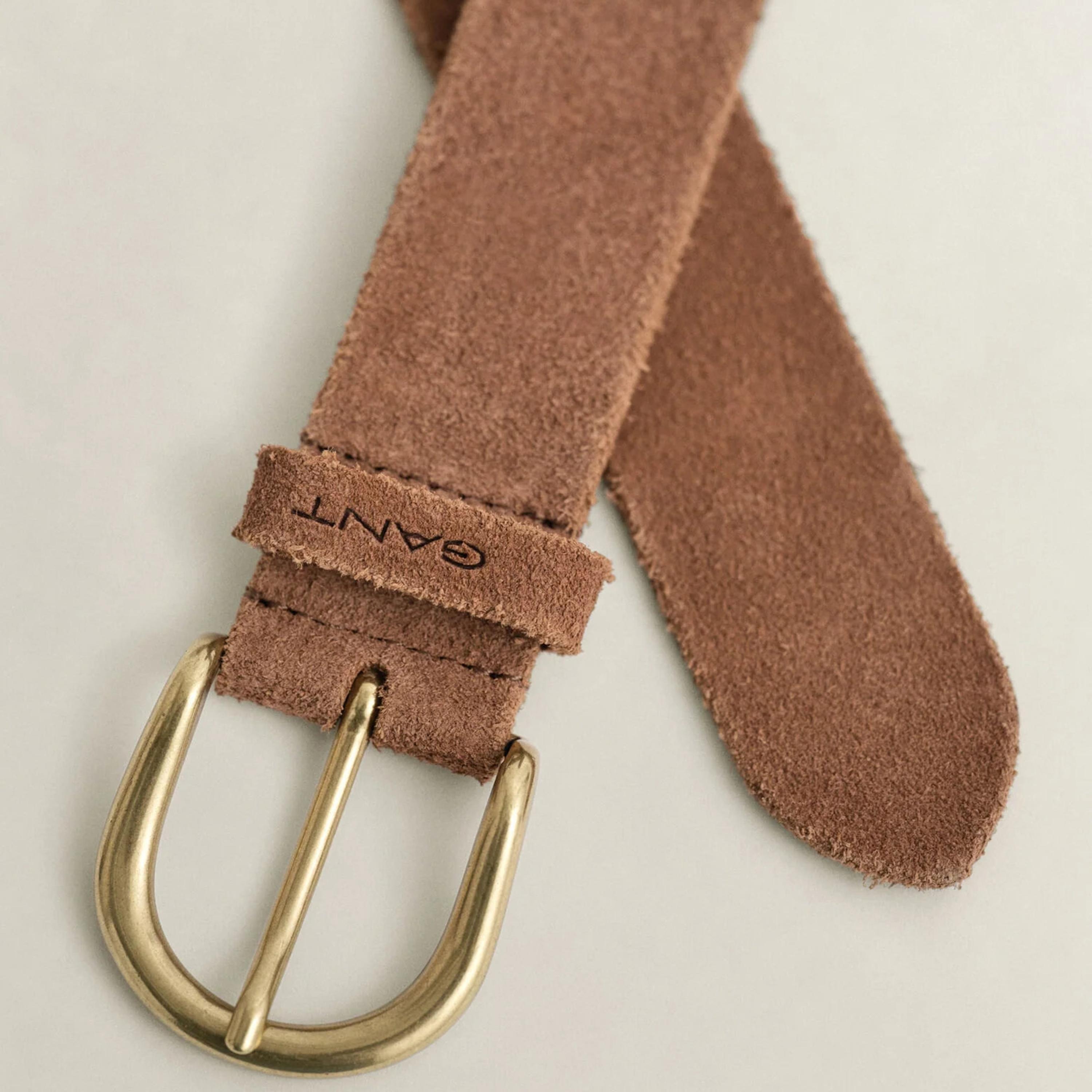 Gant Textured Leather Men's Belt with Pin Buckle-men-beltsandwallets-belts-image-2