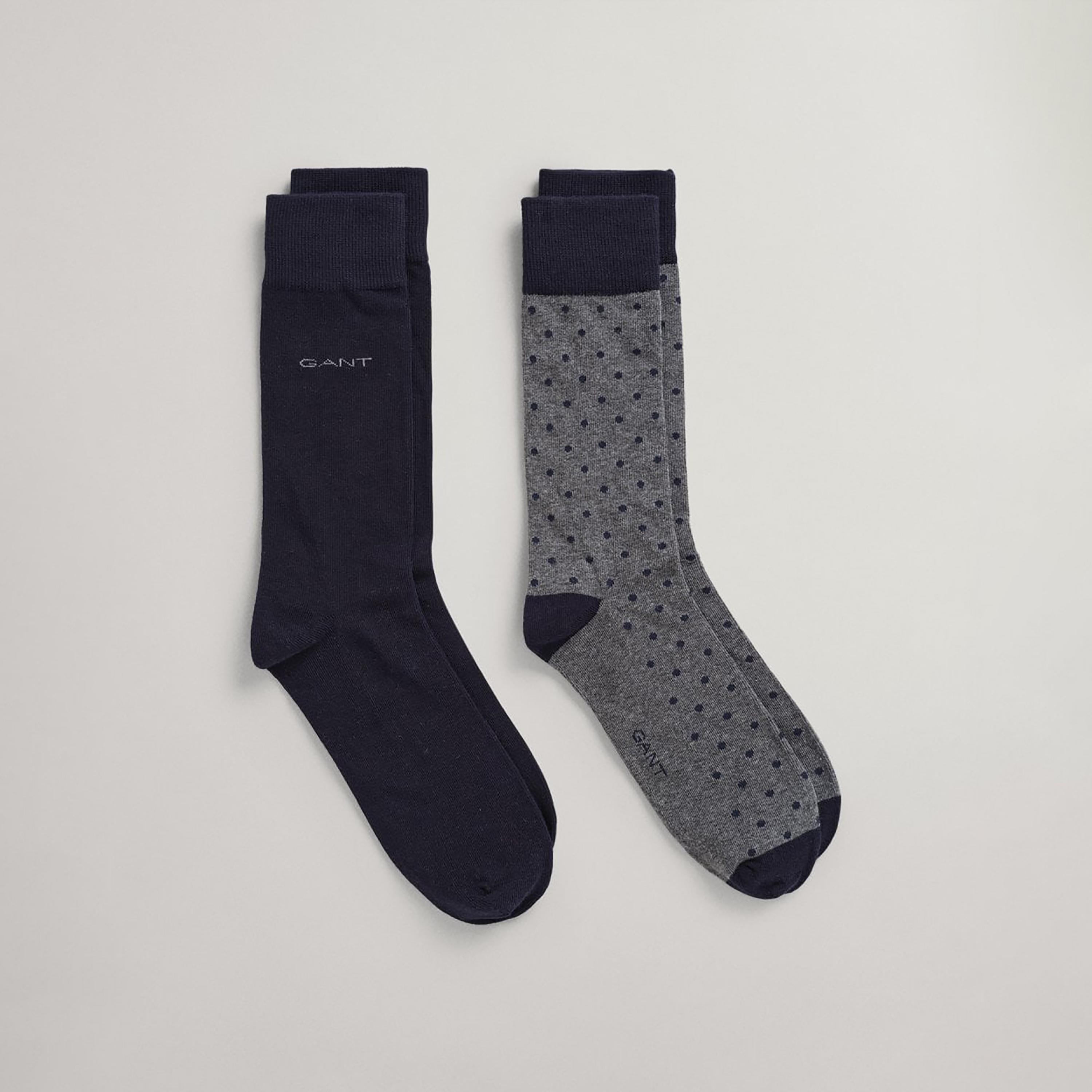 Gant Pack of 2 Patterned Crew Socks-men-socks-image-1