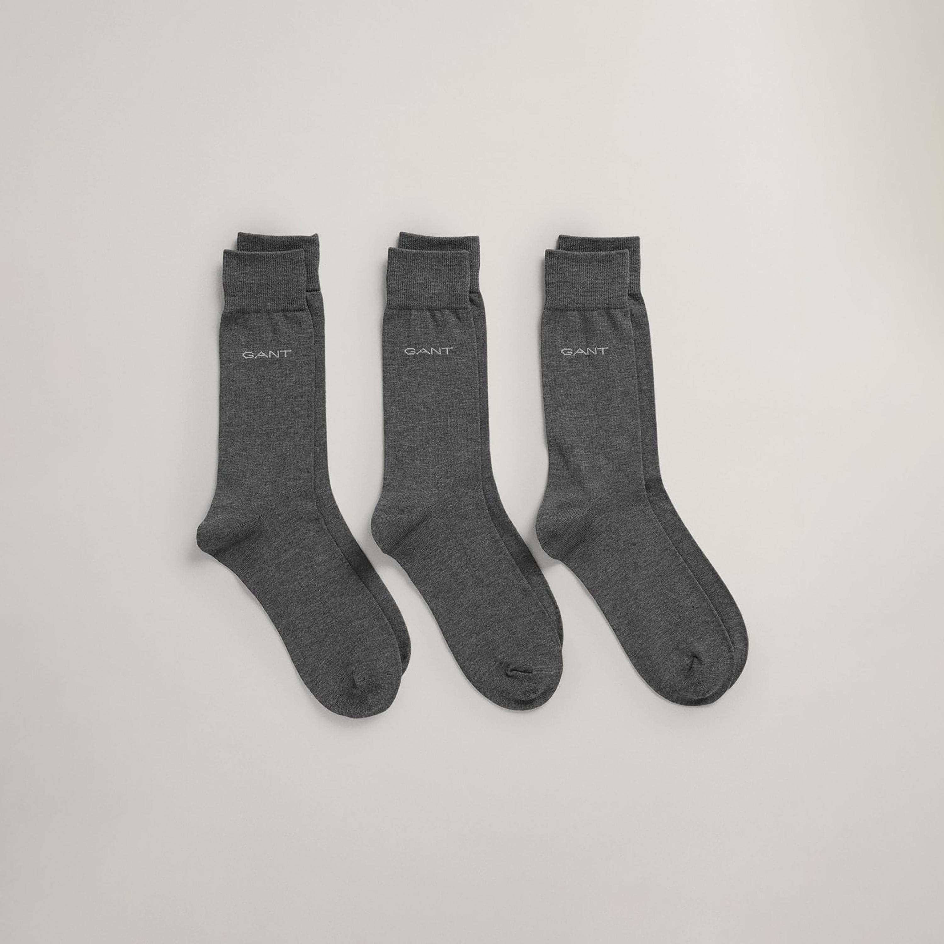 Gant Pack of 3 Logo Detail Crew Socks-men-socks-image-2