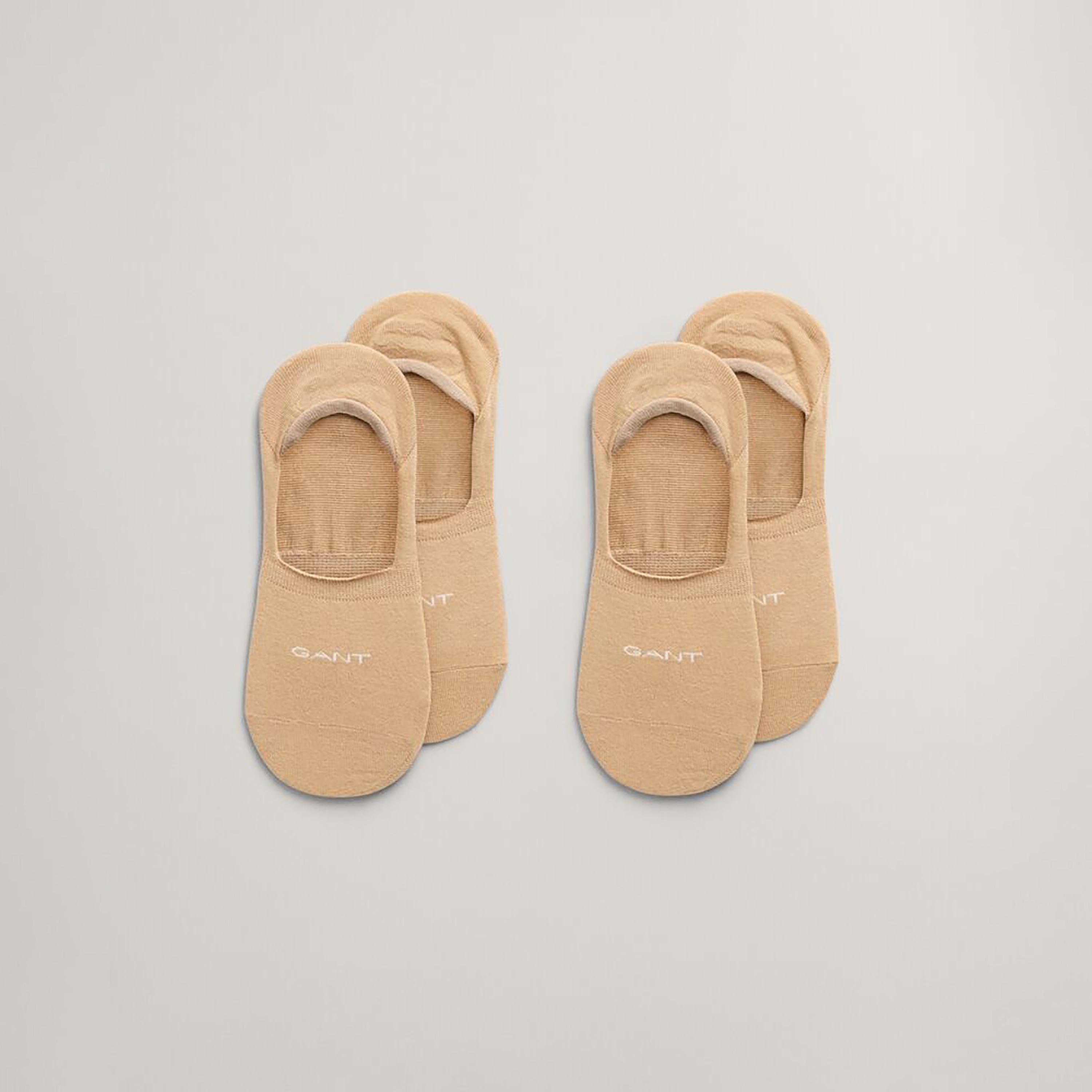 Gant 2-Pack Logo Print Cotton Blend Invisible Socks | 9960257-GAN-men-socks-image-1