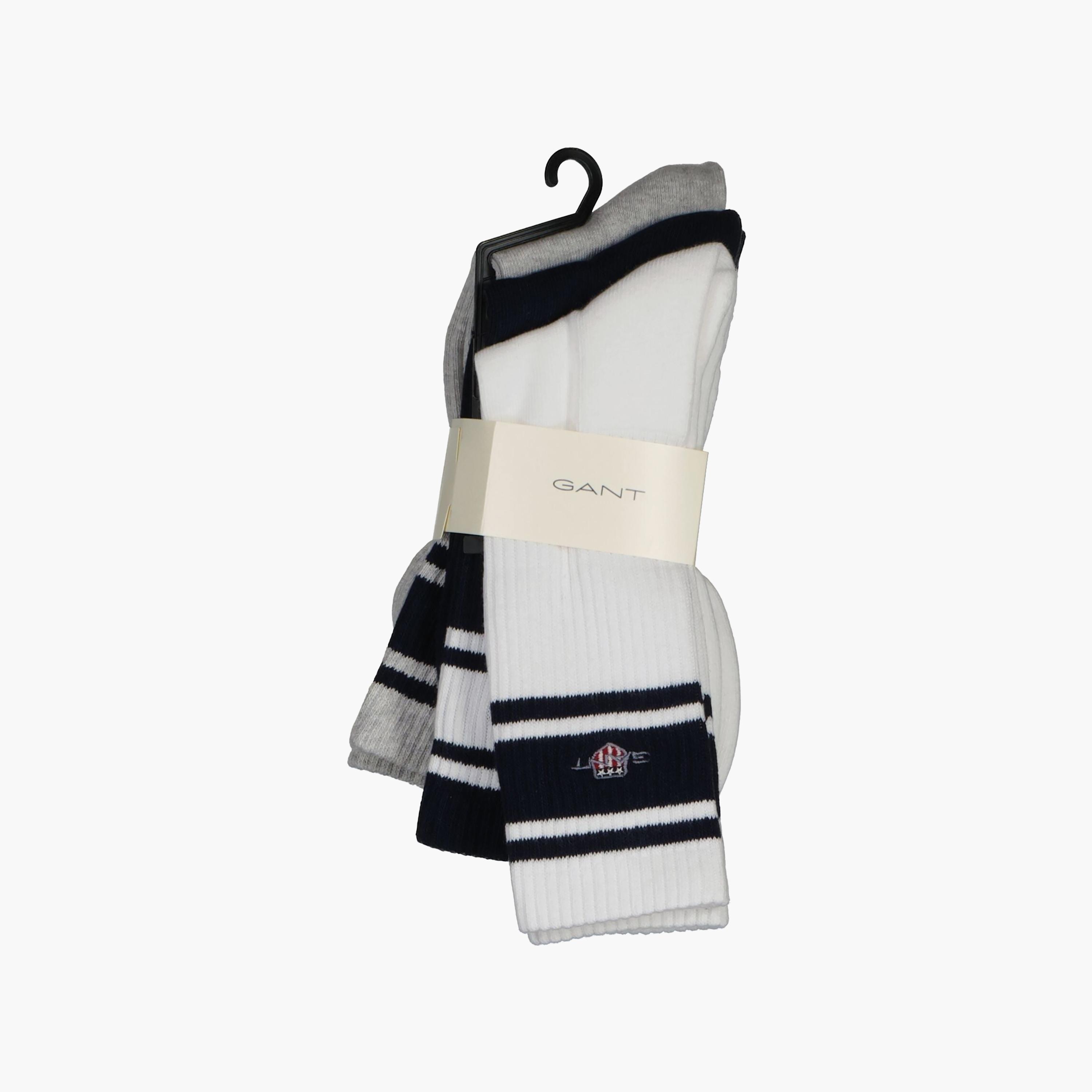 Gant 3-Pack Shield Sport Cotton Men's Socks | 9960267-men-socks-image-2