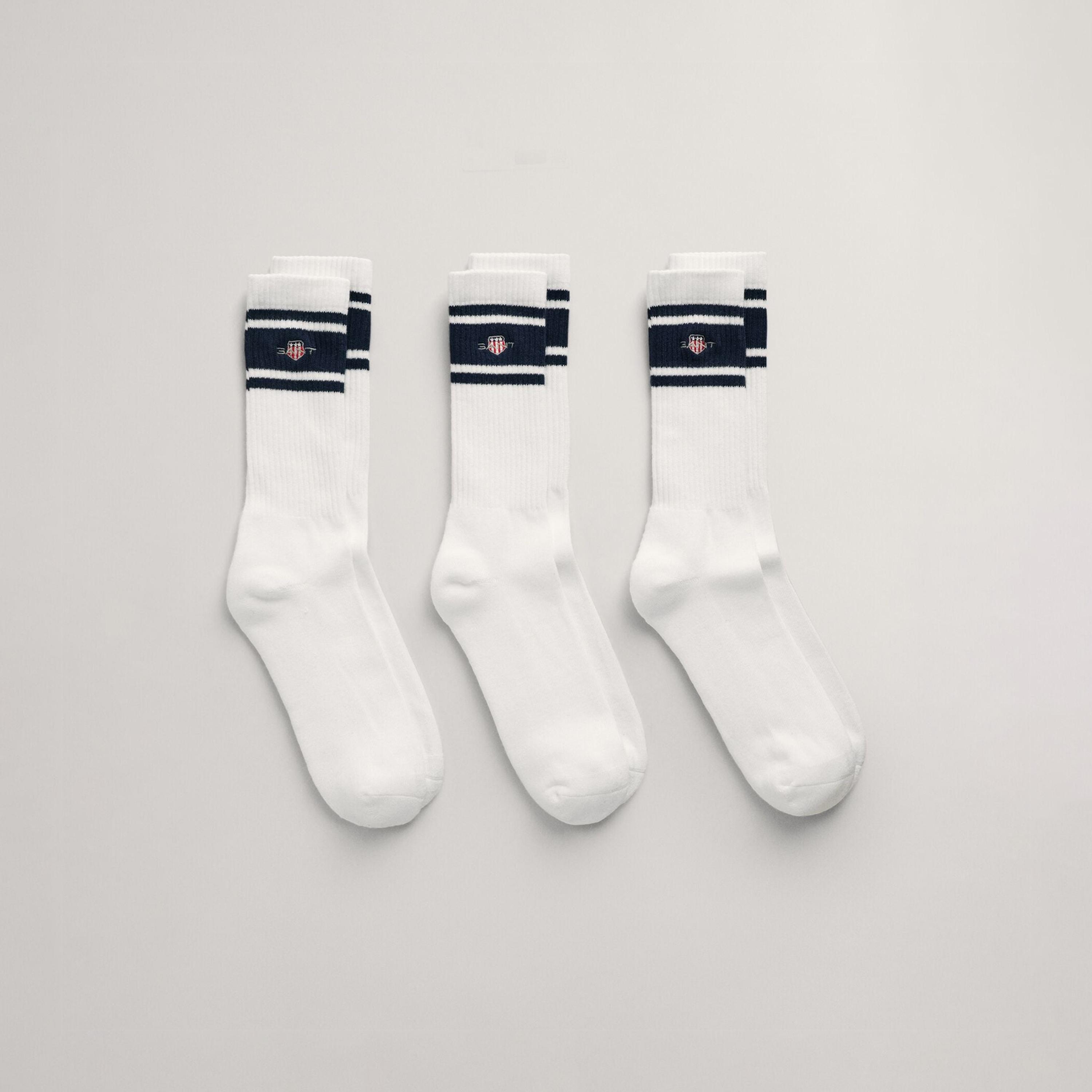 Gant 3-Pack Shield Sport Cotton Men's Socks | 9960267-men-socks-image-1