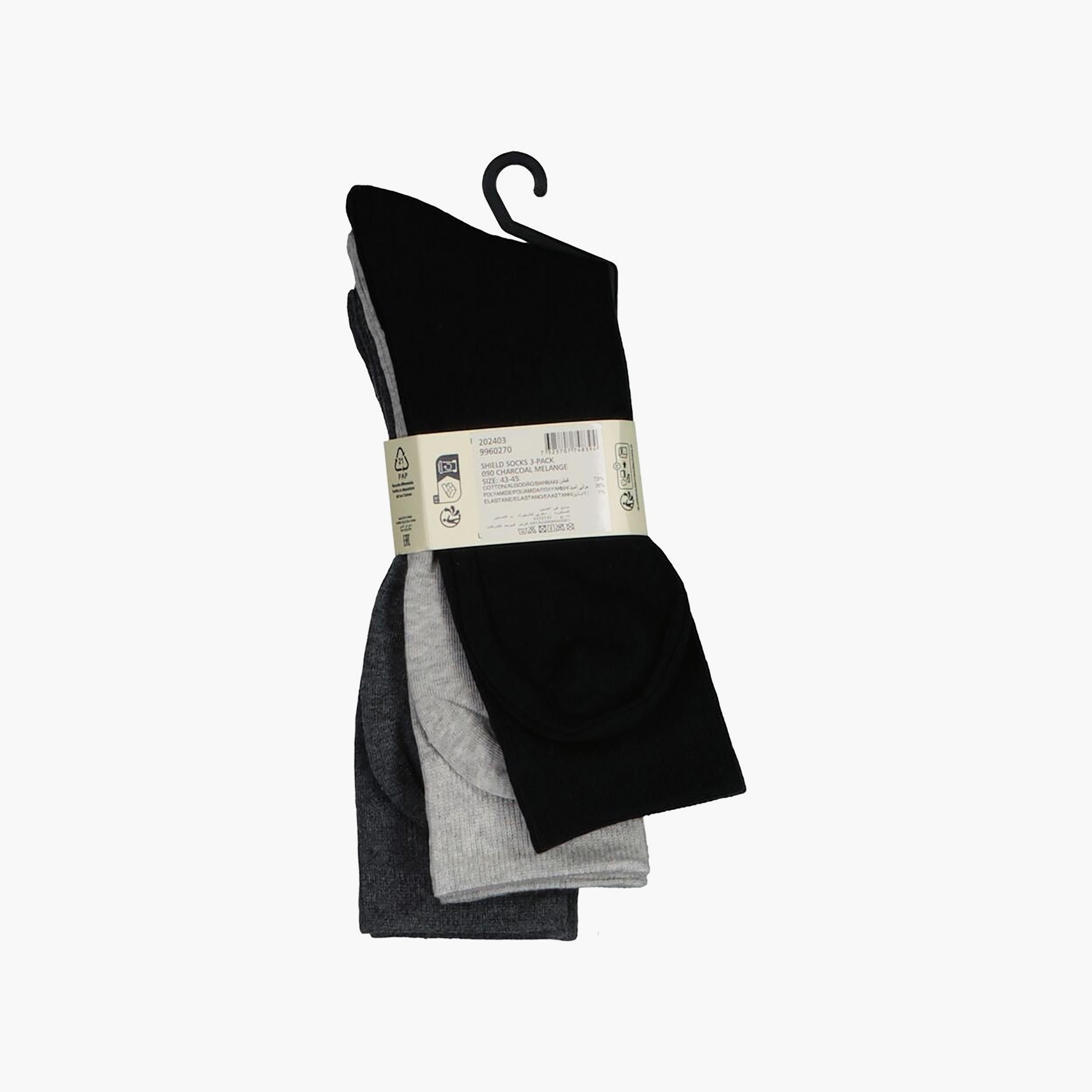 Gant 3-Pack Logo Print Cotton Blend Calf Length Socks | 9960270-GAN-men-socks-image-4