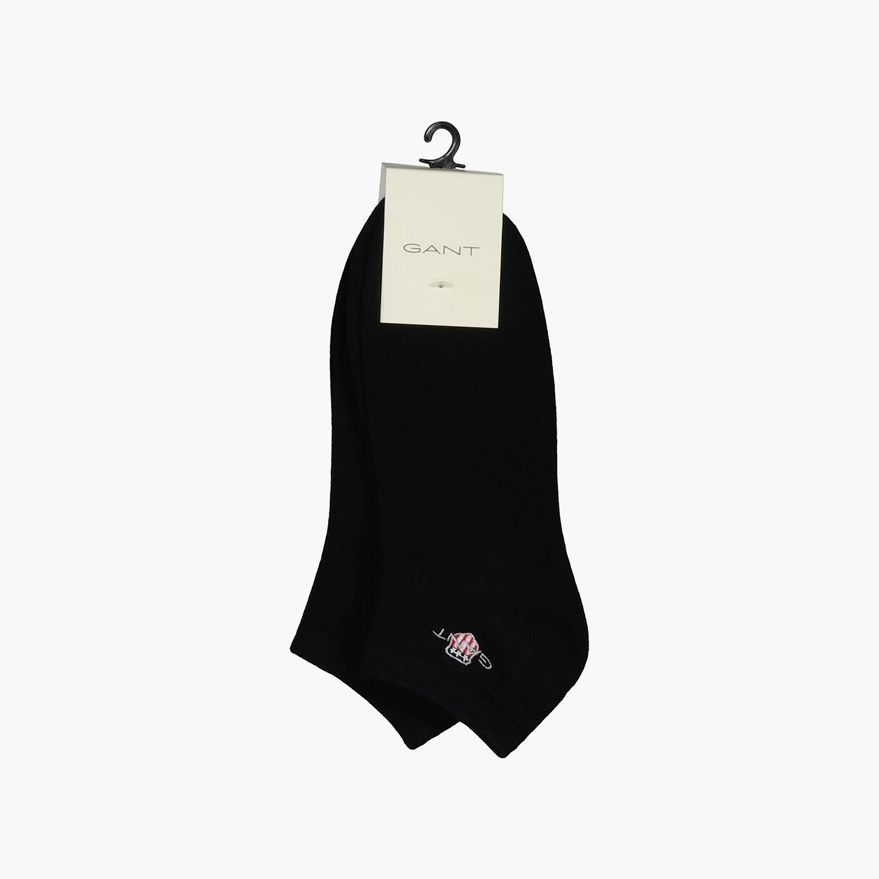 Gant 2-Pack Logo Print Cotton Blend Ankle Length Socks | 9960292-GAN-men-socks-image-2