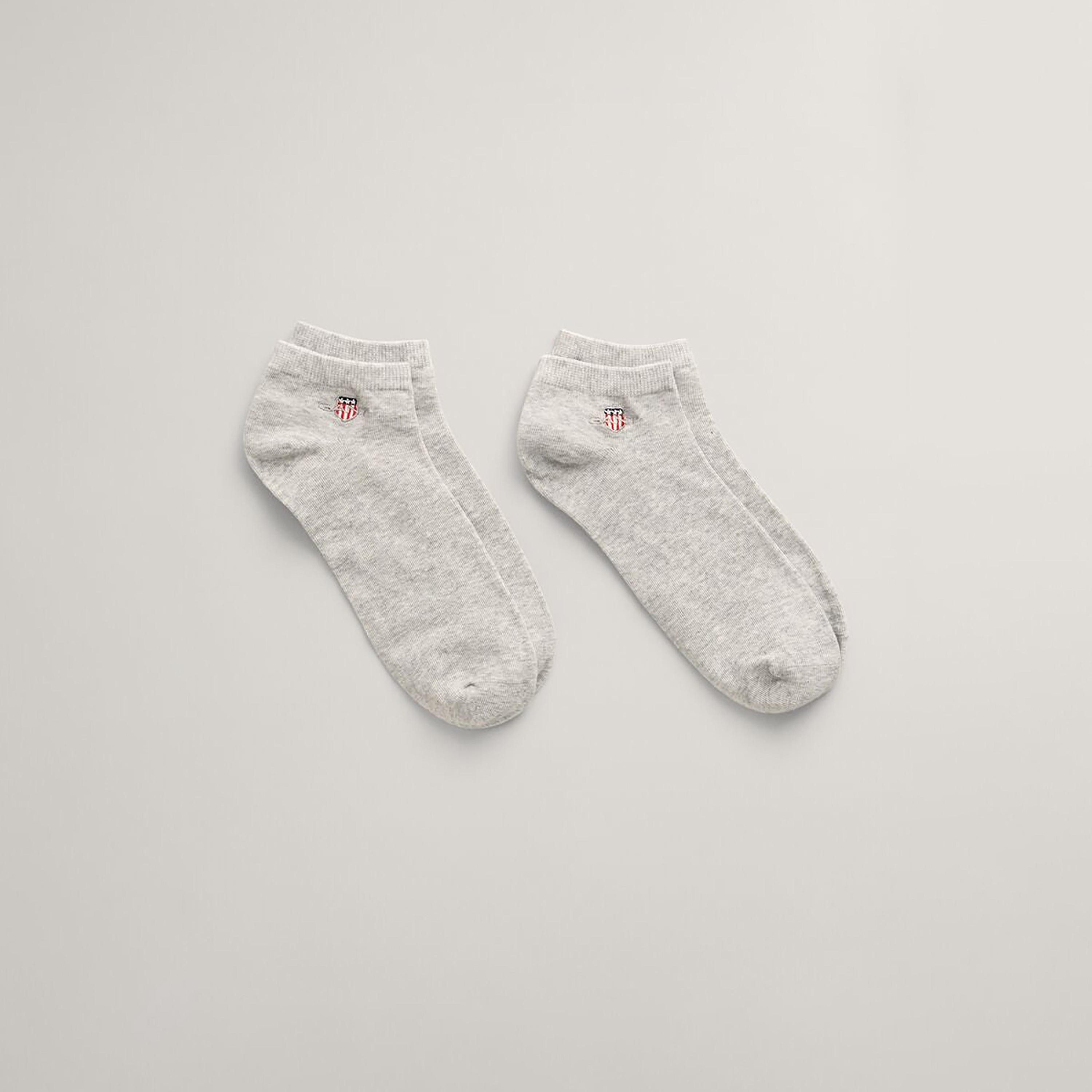 Gant 2-Pack Logo Print Cotton Blend Ankle Length Socks | 9960292-GAN-men-socks-image-4