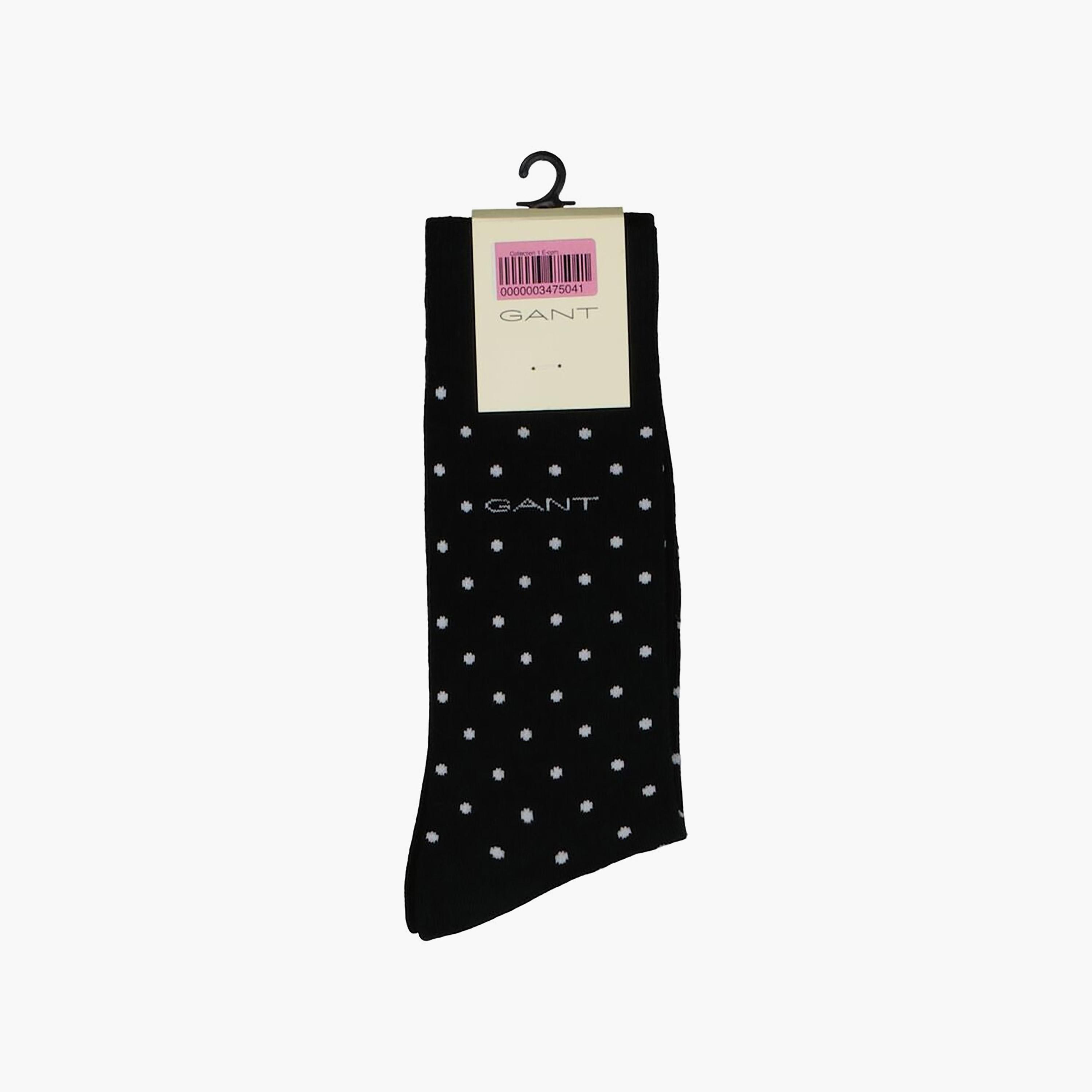 Gant Dotted Cotton Blend Ankle Length Socks | 9960318-GAN-men-socks-image-3