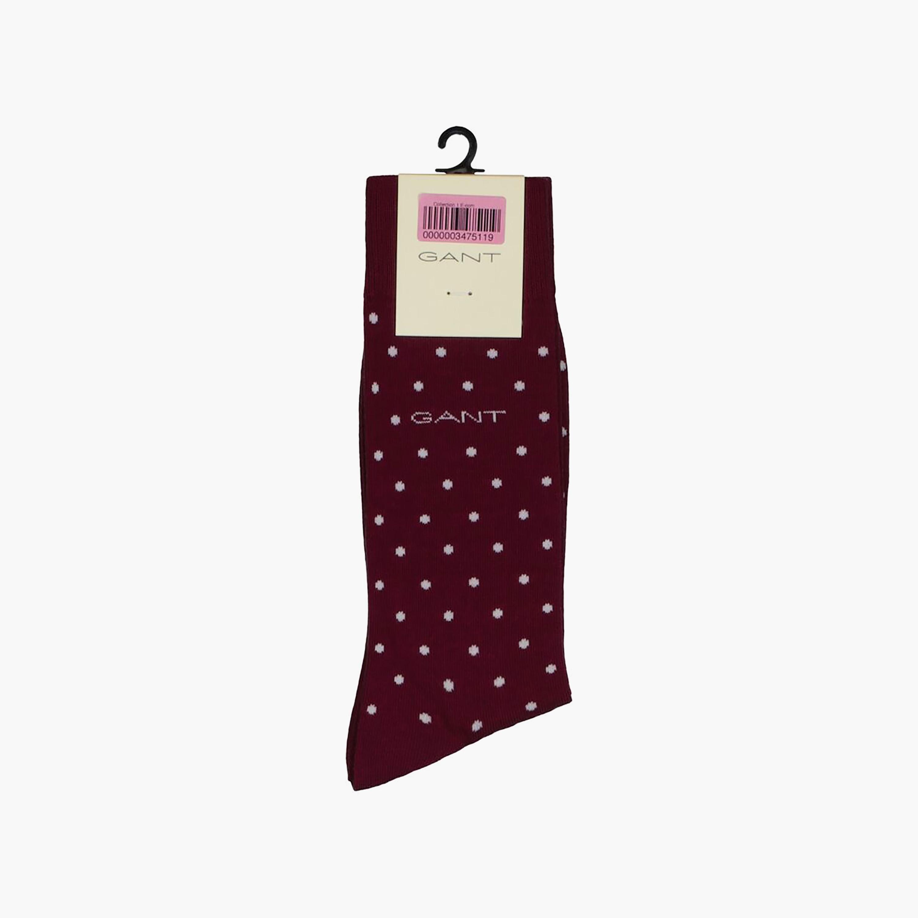 Gant Dotted Cotton Blend Ankle Length Socks | 9960318-GAN-men-socks-image-1
