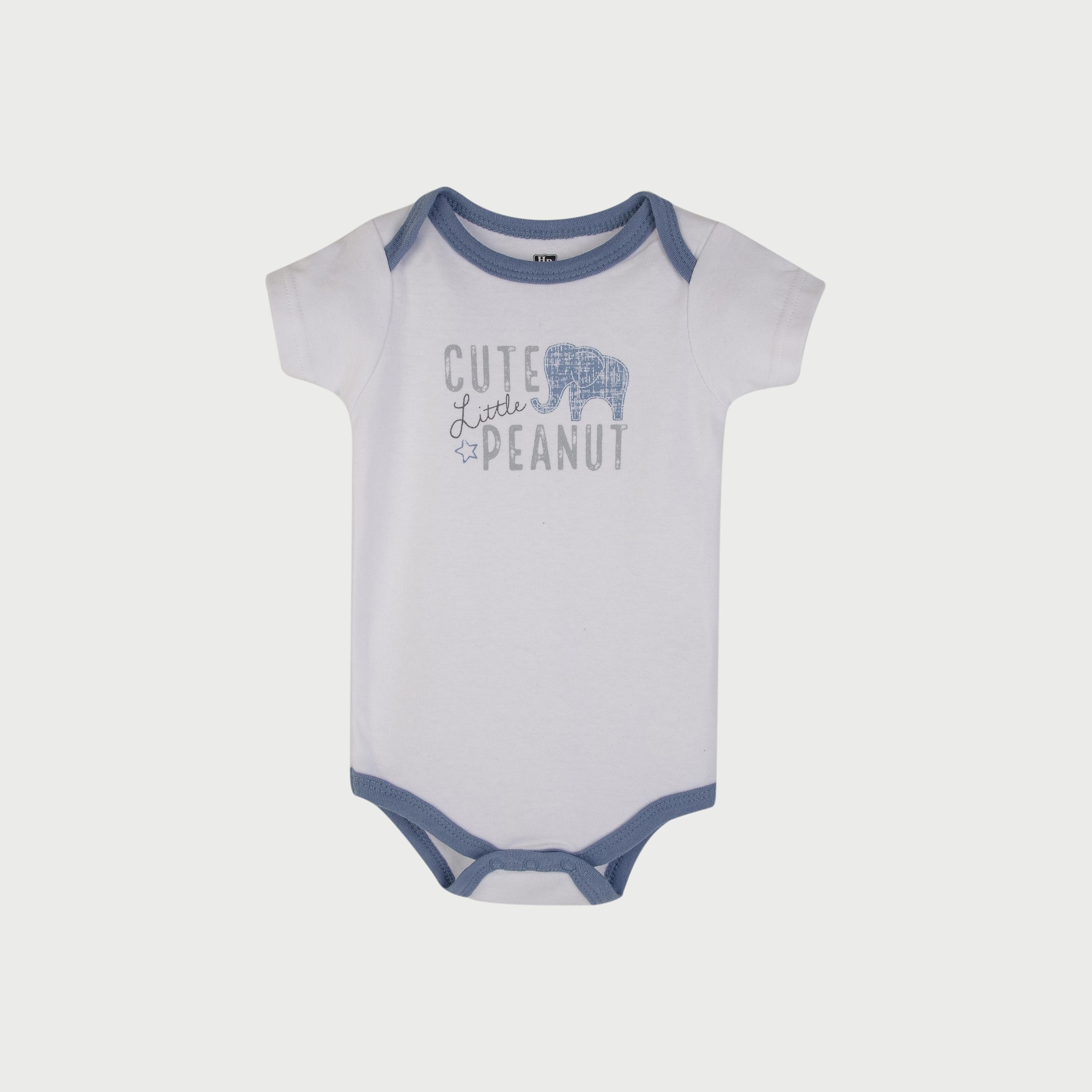 طقم للرضع 3 قطع من هدسون بيبي، فيل أزرق-baby-boys-clothing-rompers-image-3