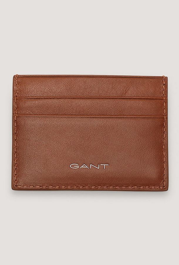 حاملة بطاقات جلدية سادة رجالية من غانت | 9970070-men-beltsandwallets-image-1