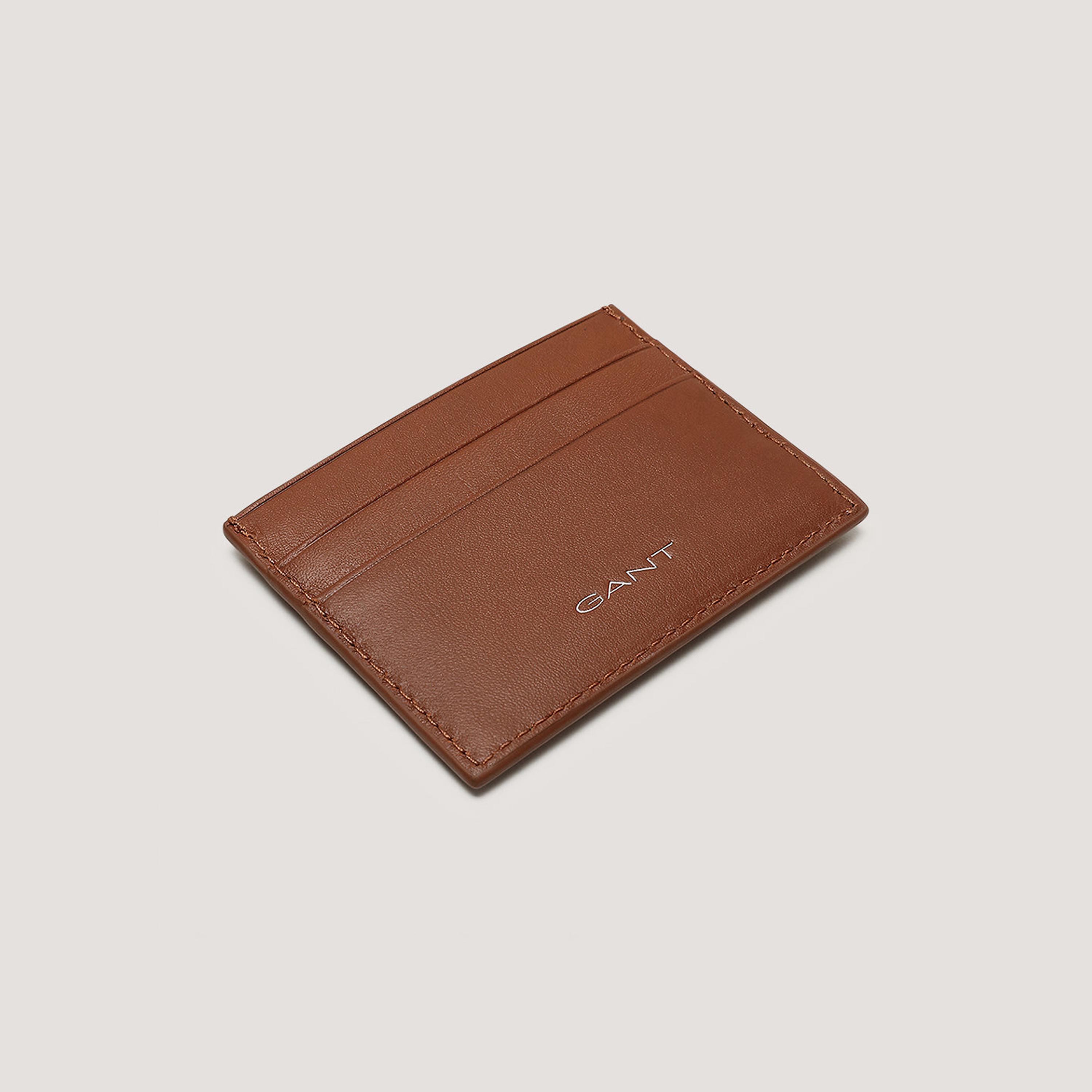 حاملة بطاقات جلدية سادة رجالية من غانت | 9970070-men-beltsandwallets-wallets-image-2