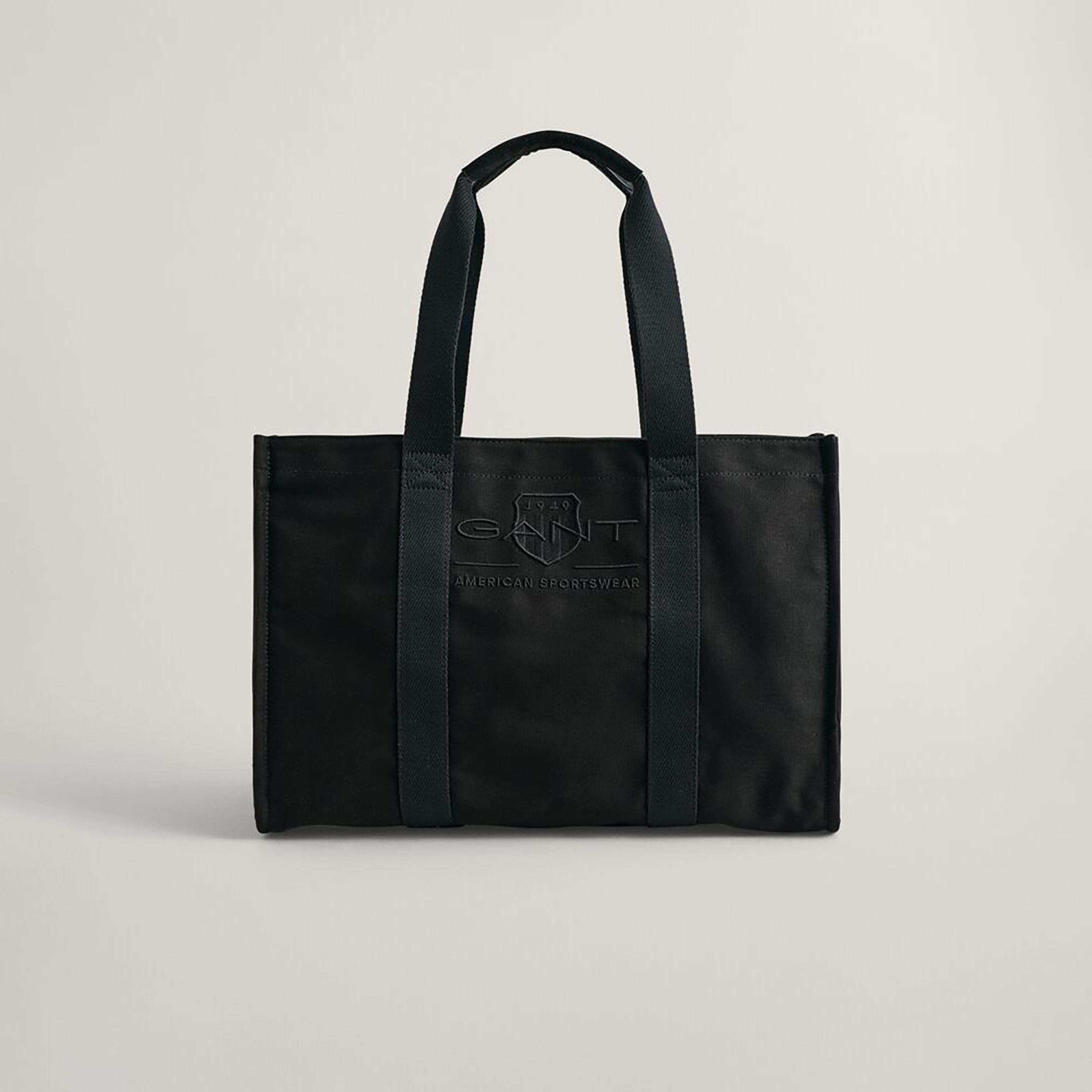 Gant Embroidered Shield Logo Double Handles Tote Bag-men-bags-image-1