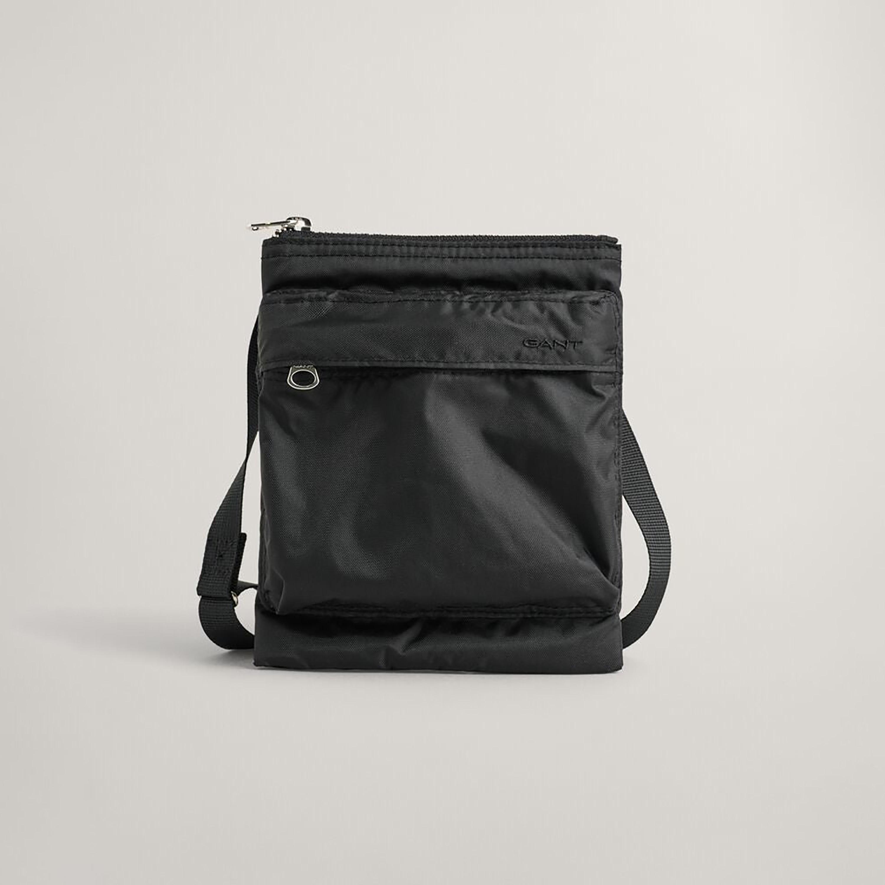 Gant Plain Non Detachable Strap Passport Bag with Zip Closure-men-bags-image-1