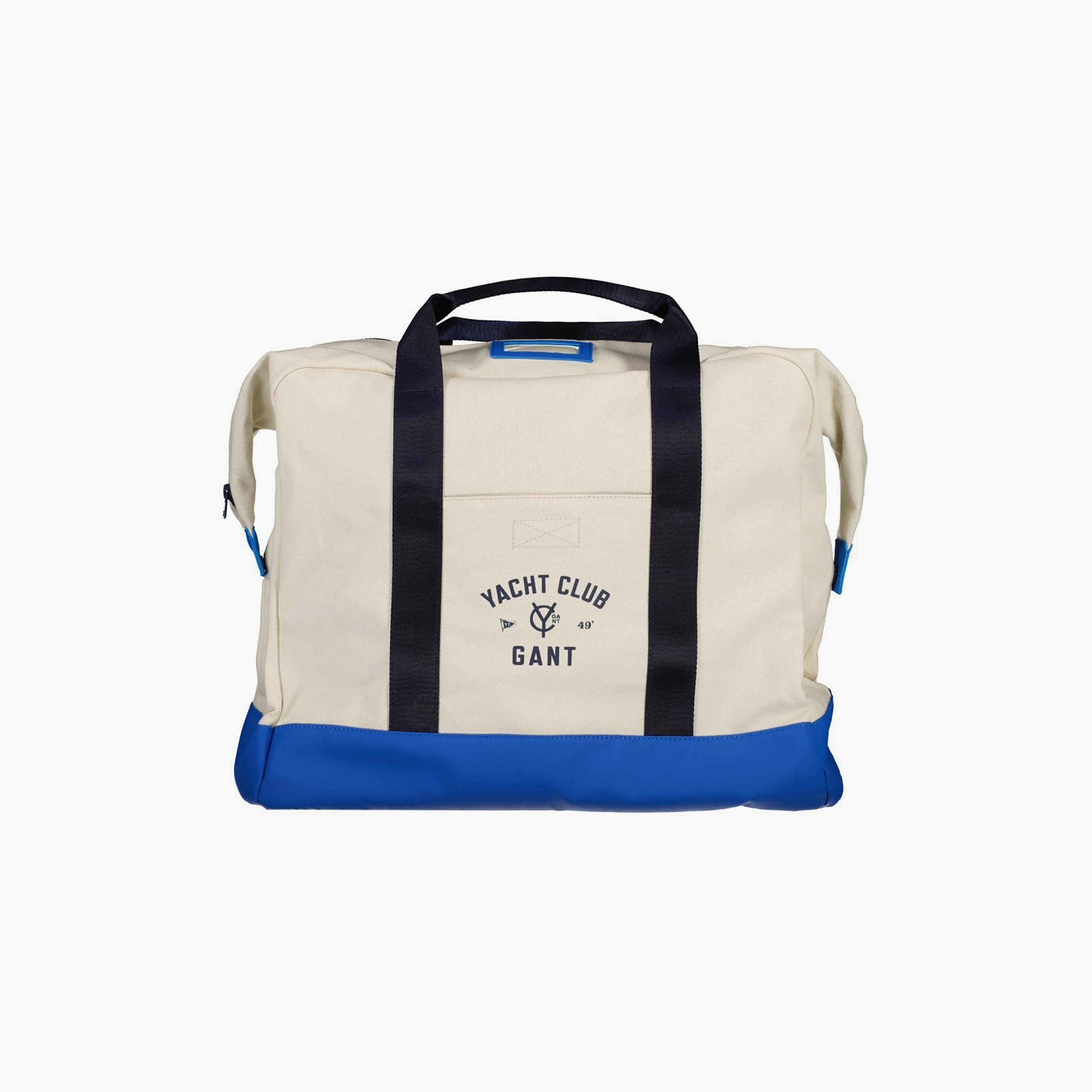 Gant Yacht Club Color Block Top Handle Duffel Bag with Zipper Closure-men-bags-image-1