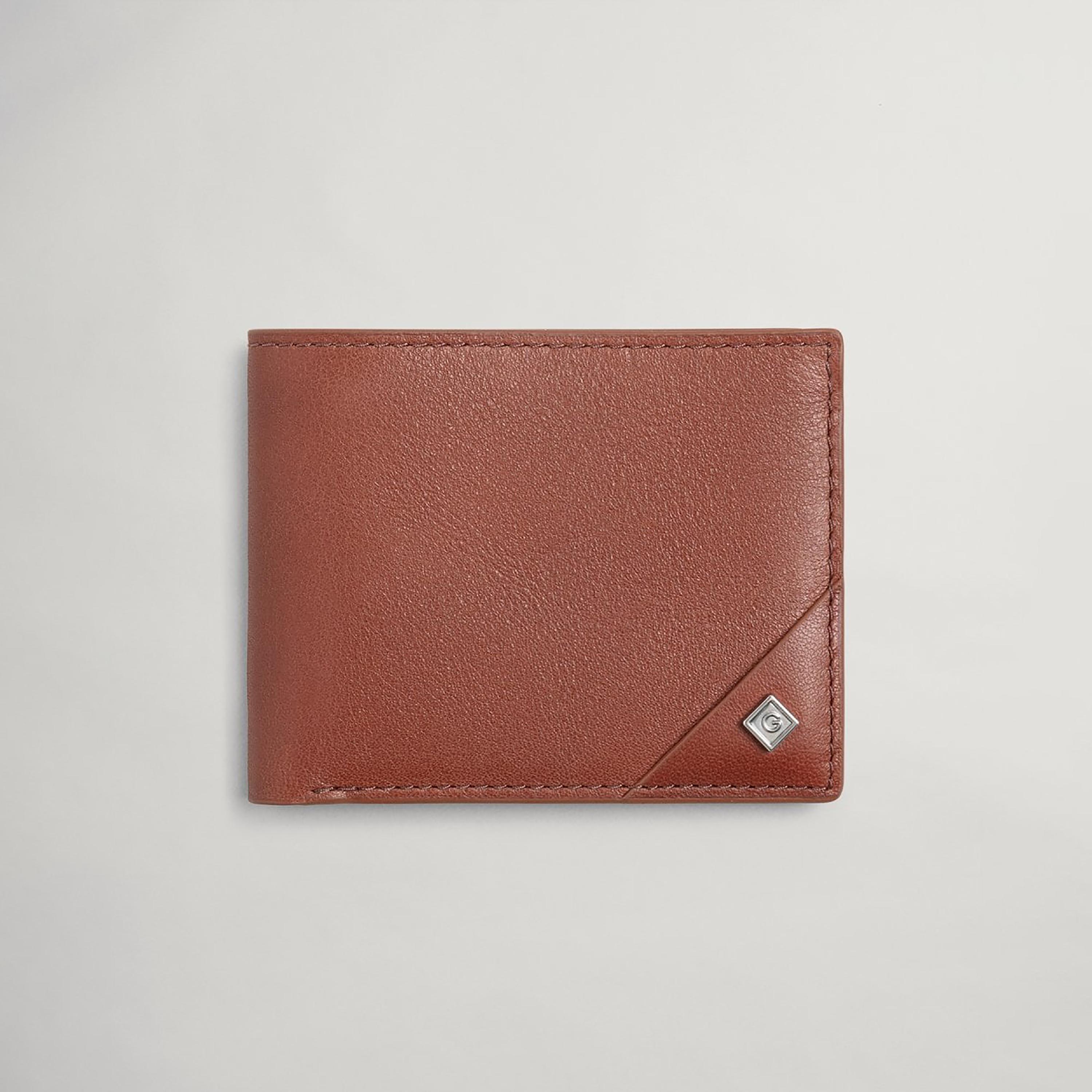 محفظة جانت ذات طيات ثنائية الطي باللون البني-men-beltsandwallets-wallets-image-1