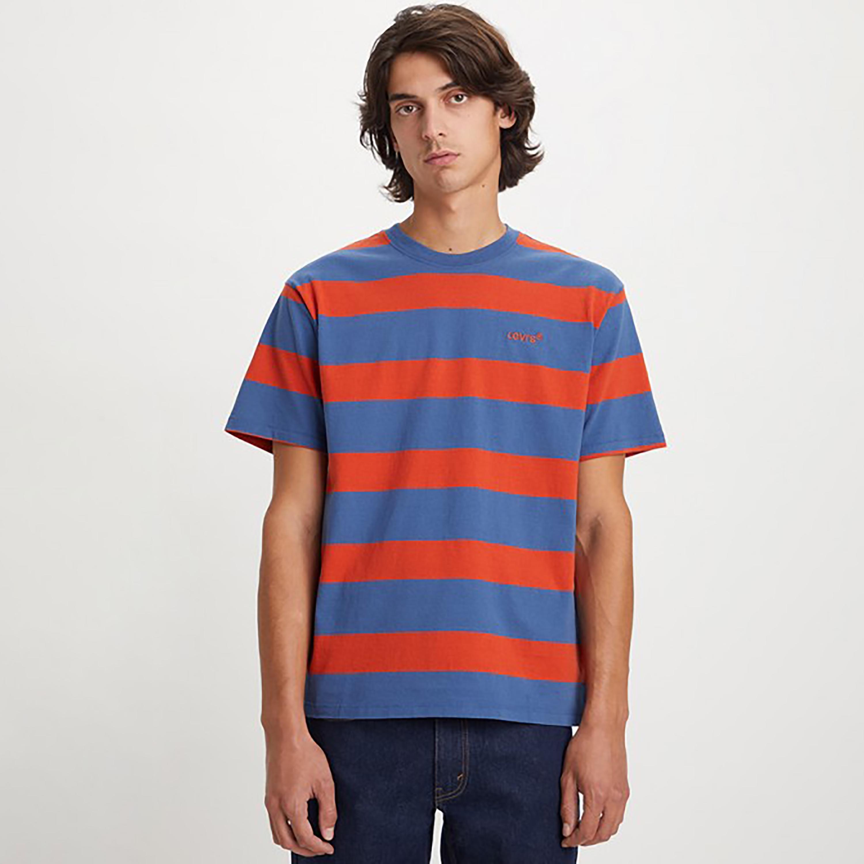 Levi's Striped Crew Neck Short Sleeves T-Shirt-men-clothing-tshirtsandpolos-tshirts-image-1