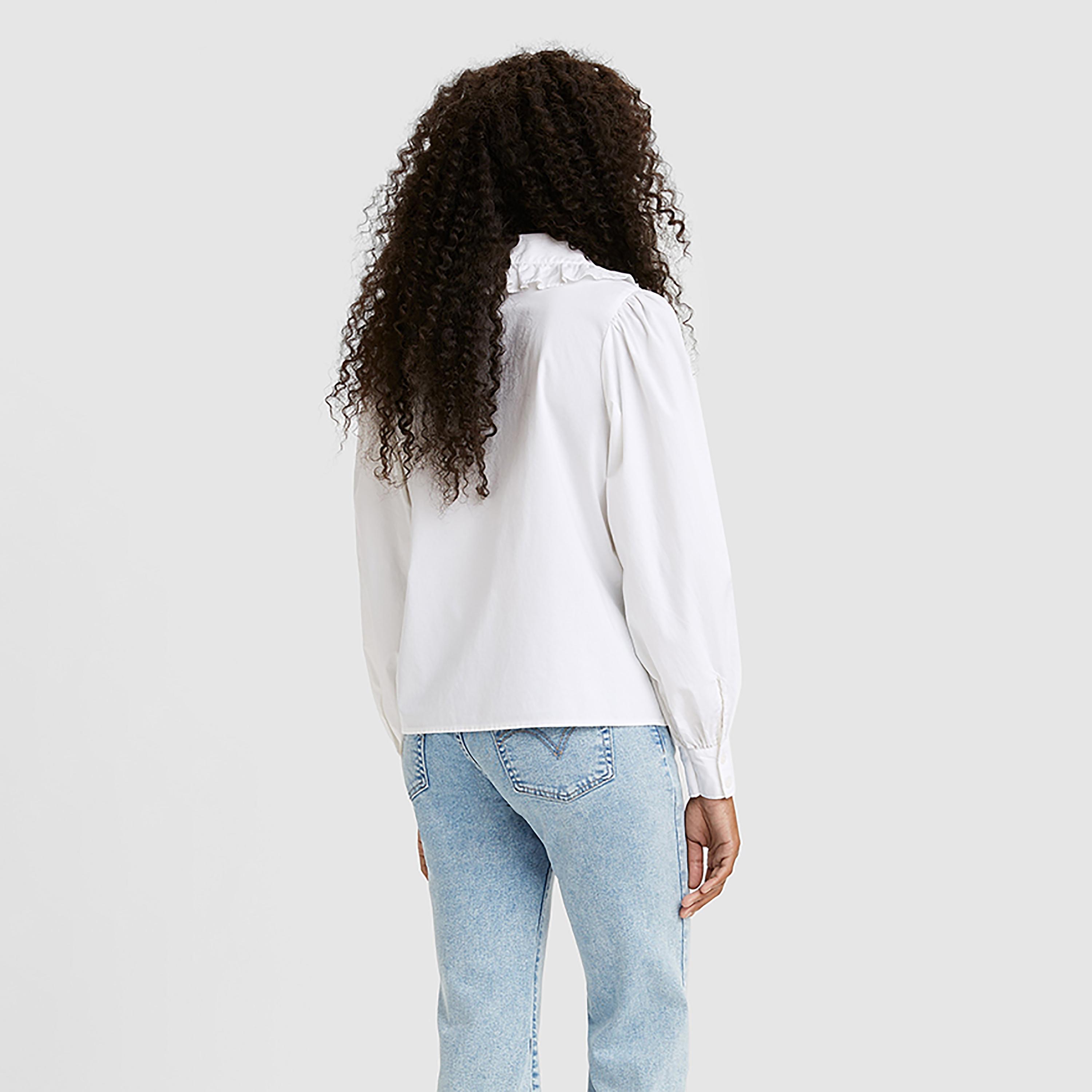 Levi's Plain Collared Long Sleeves Blouse-women-clothing-shirtsandblouses-blouses-image-2