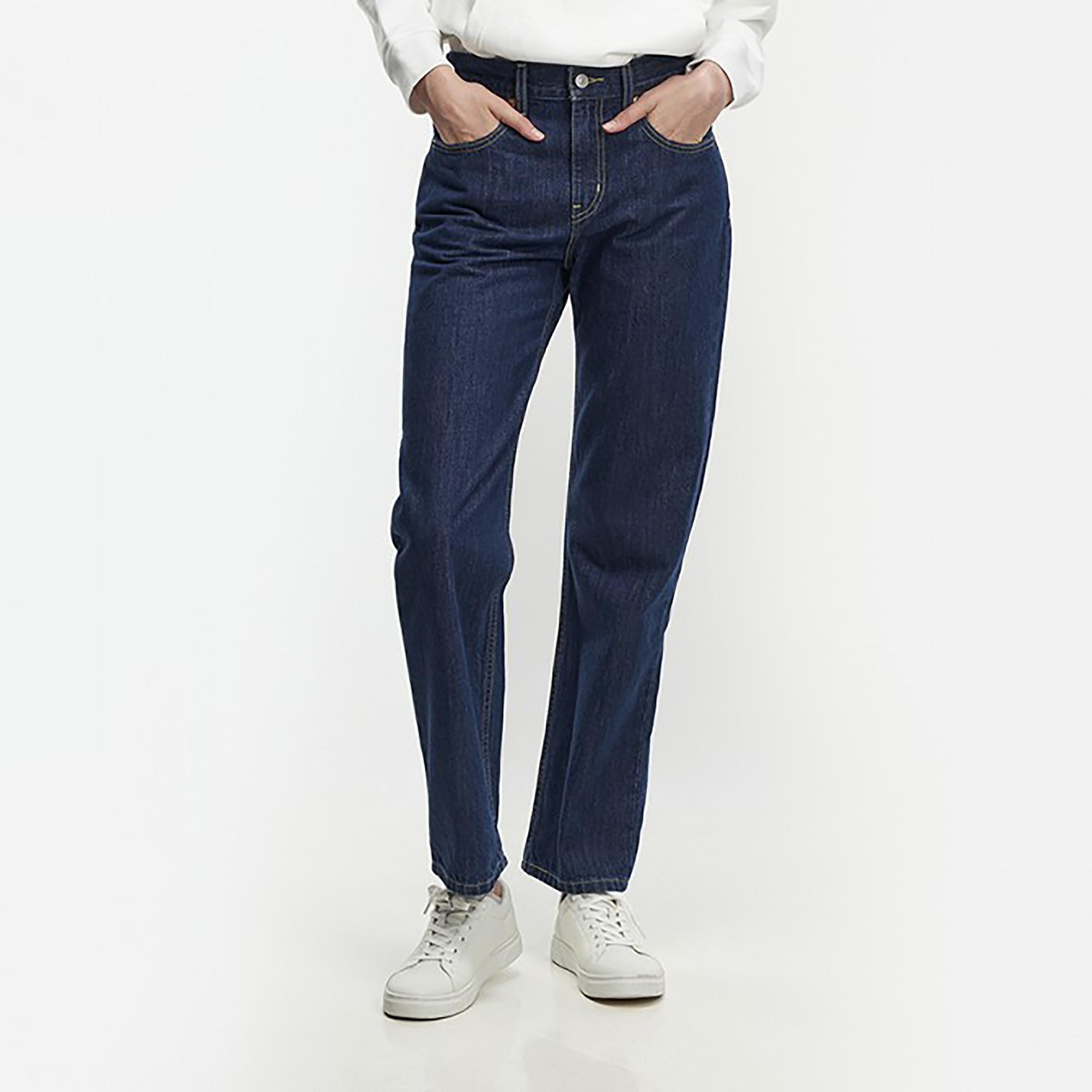 بنطال جينز من ليفايز بلون ازرق ذو اسكيني فت وجيب متوسط الارتفاع-women-clothing-bottoms-jeans-image-1