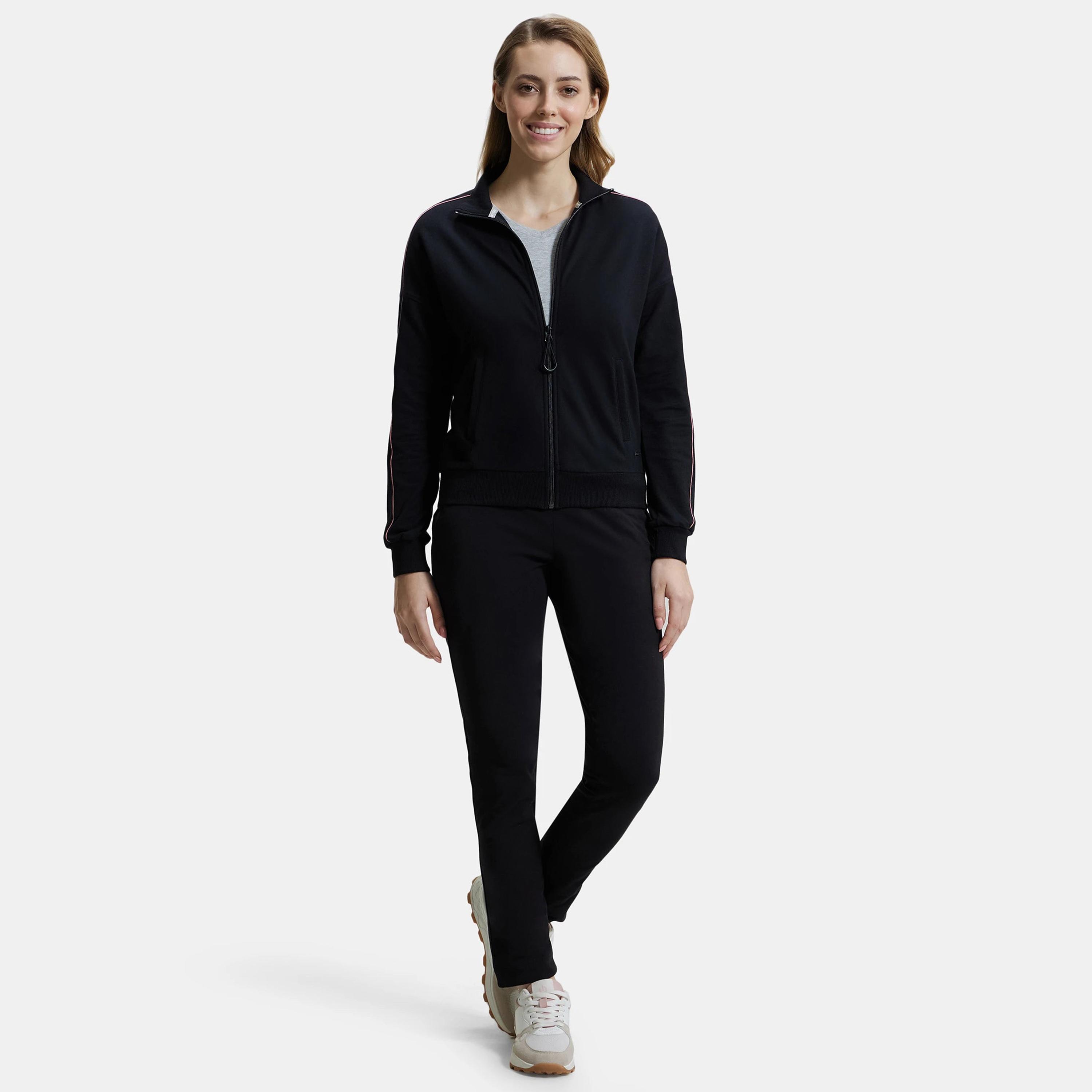 سويت شيرت بسحاب حريمي من جوكى-women-clothing-sportswearandactivewear-coatsandjackets-jackets-image-8