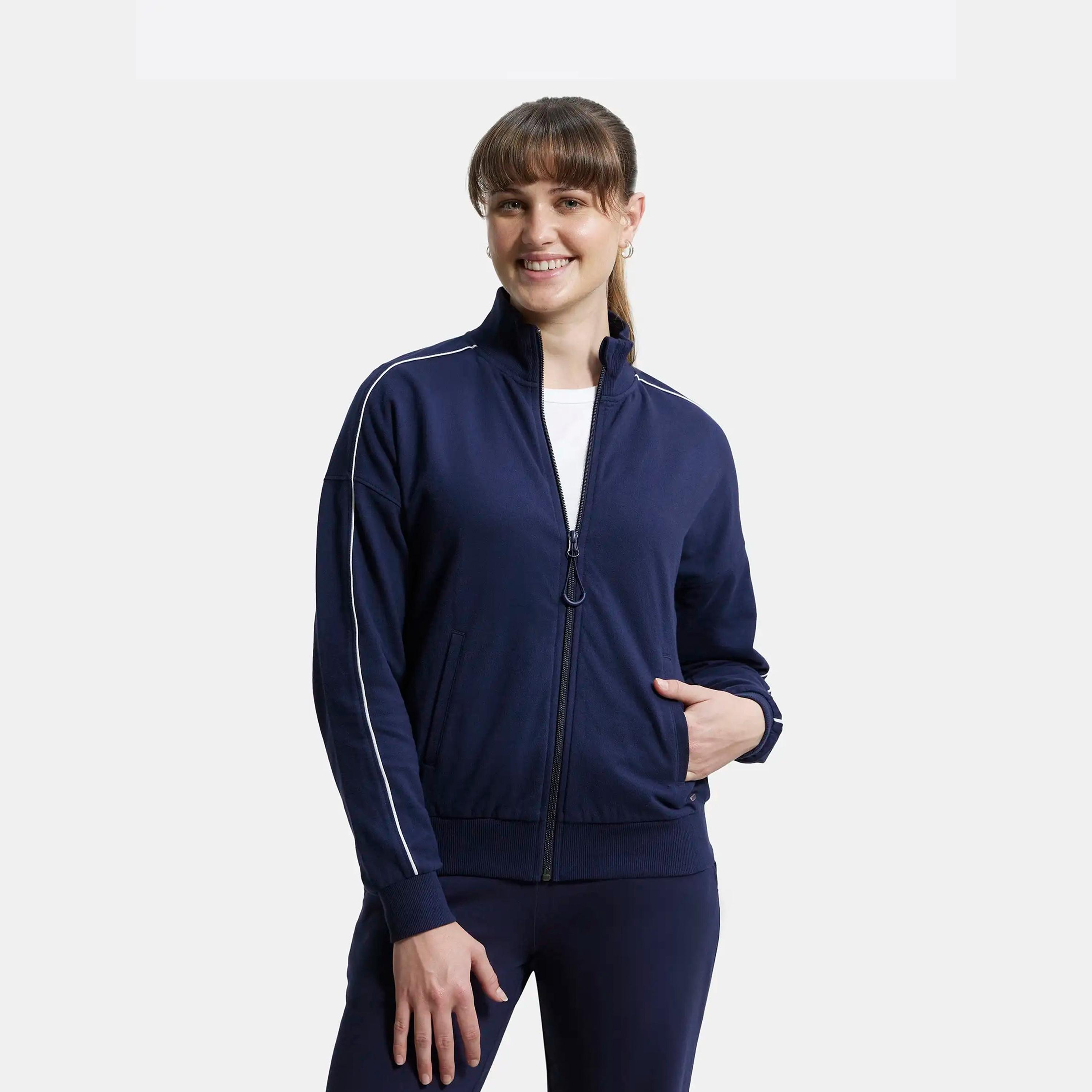 Jockey Women's Zip-Through Sweatshirt-women-clothing-sportswearandactivewear-coatsandjackets-jackets-image-5