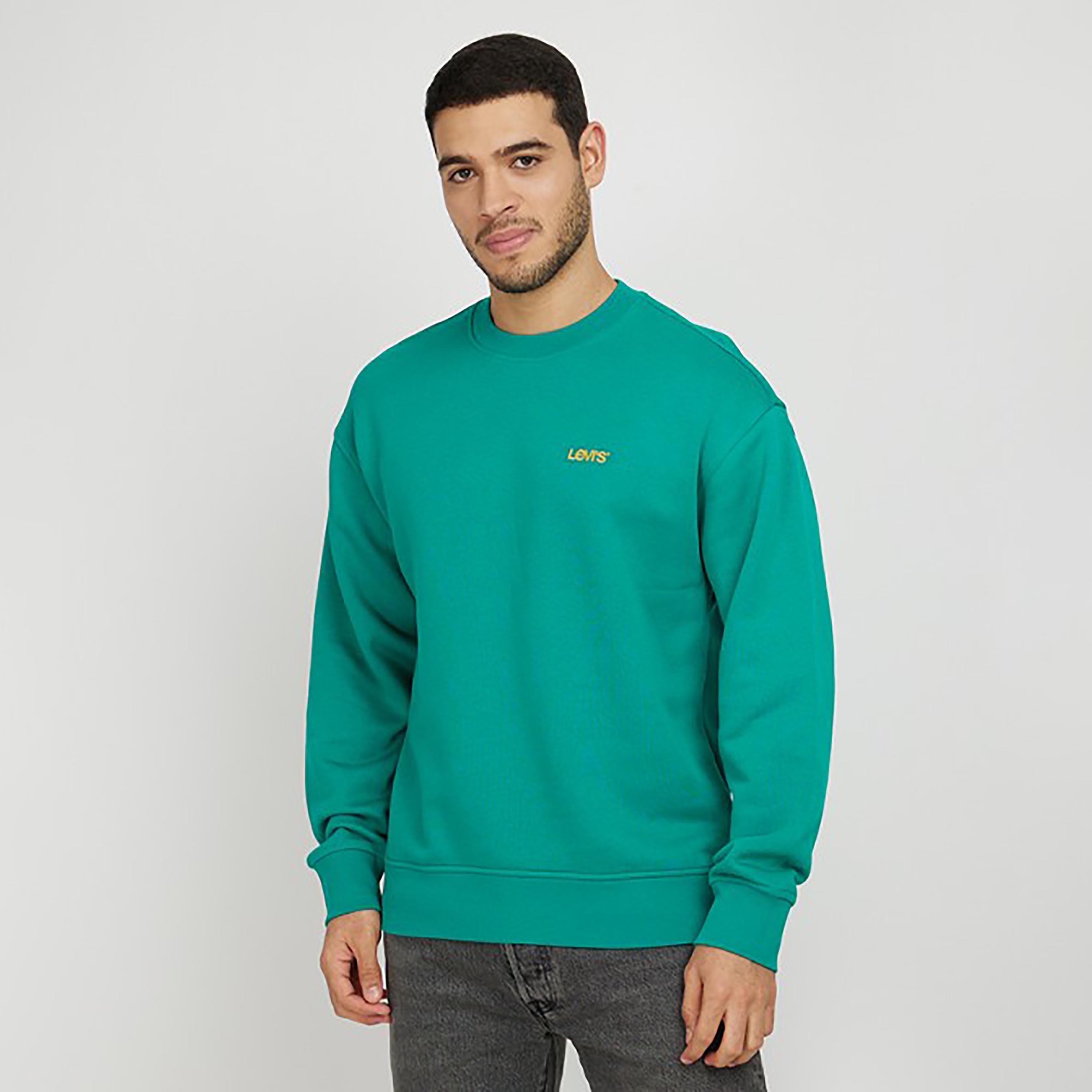 Levi's Plain Crew Neck Sweatshirt-men-clothing-hoodiesandsweatshirts-image-1