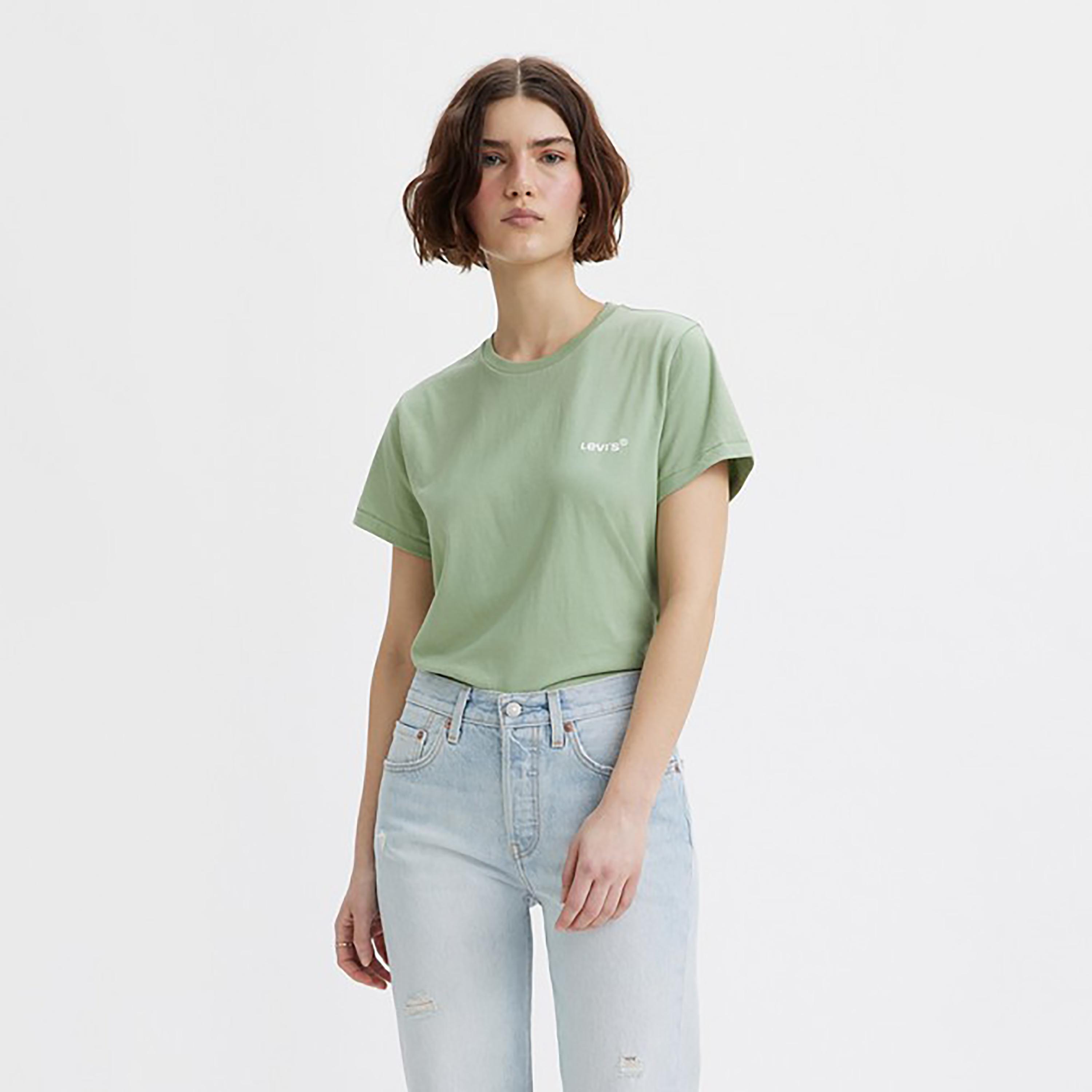 Levi's Logo Crew Neck Short Sleeves T-Shirt-women-clothing-tshirts-image-1