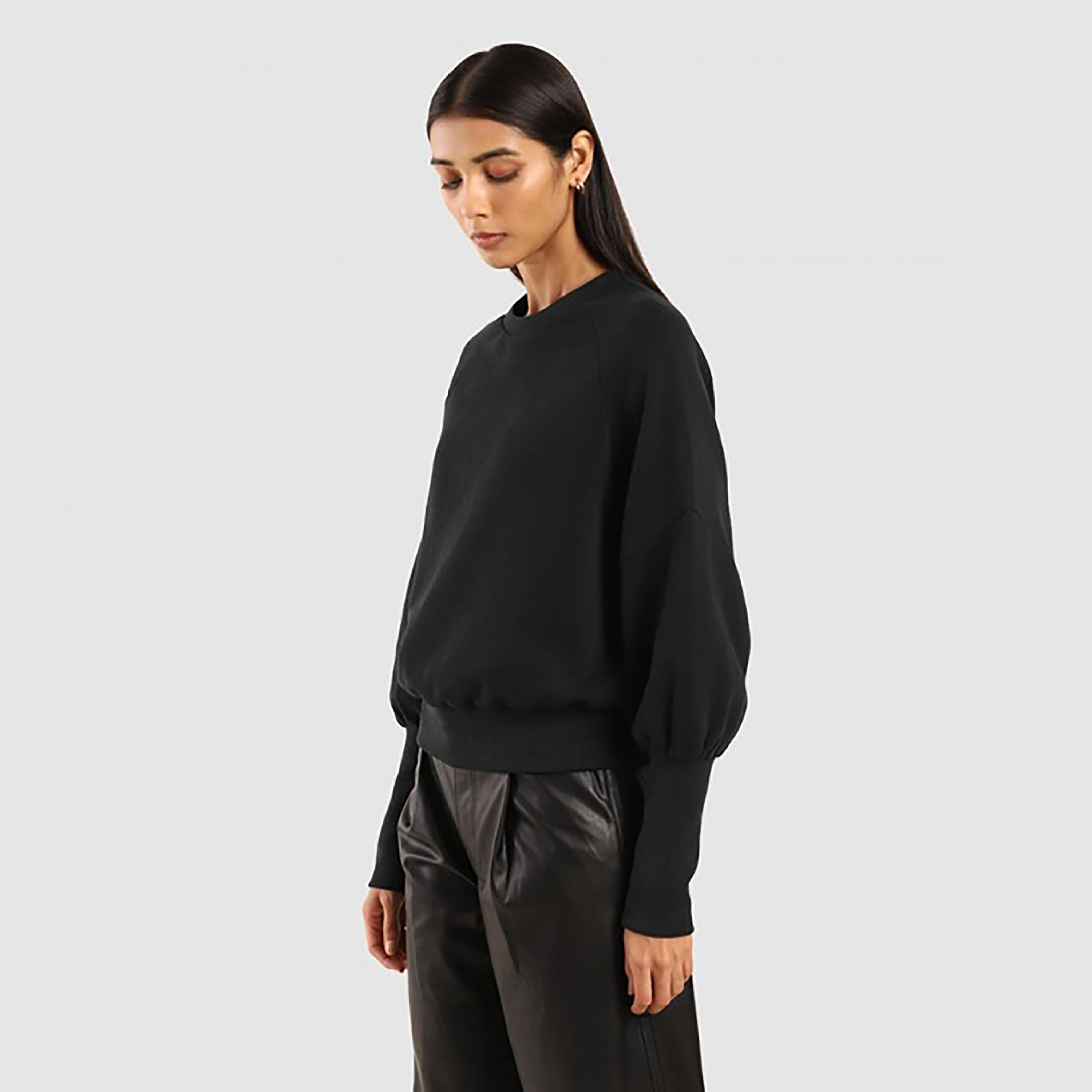 Levi's Plain Crew Neck Raglan Sleeves Sweatshirt-women-clothing-hoodiesandsweatshirts-hoodies-image-1
