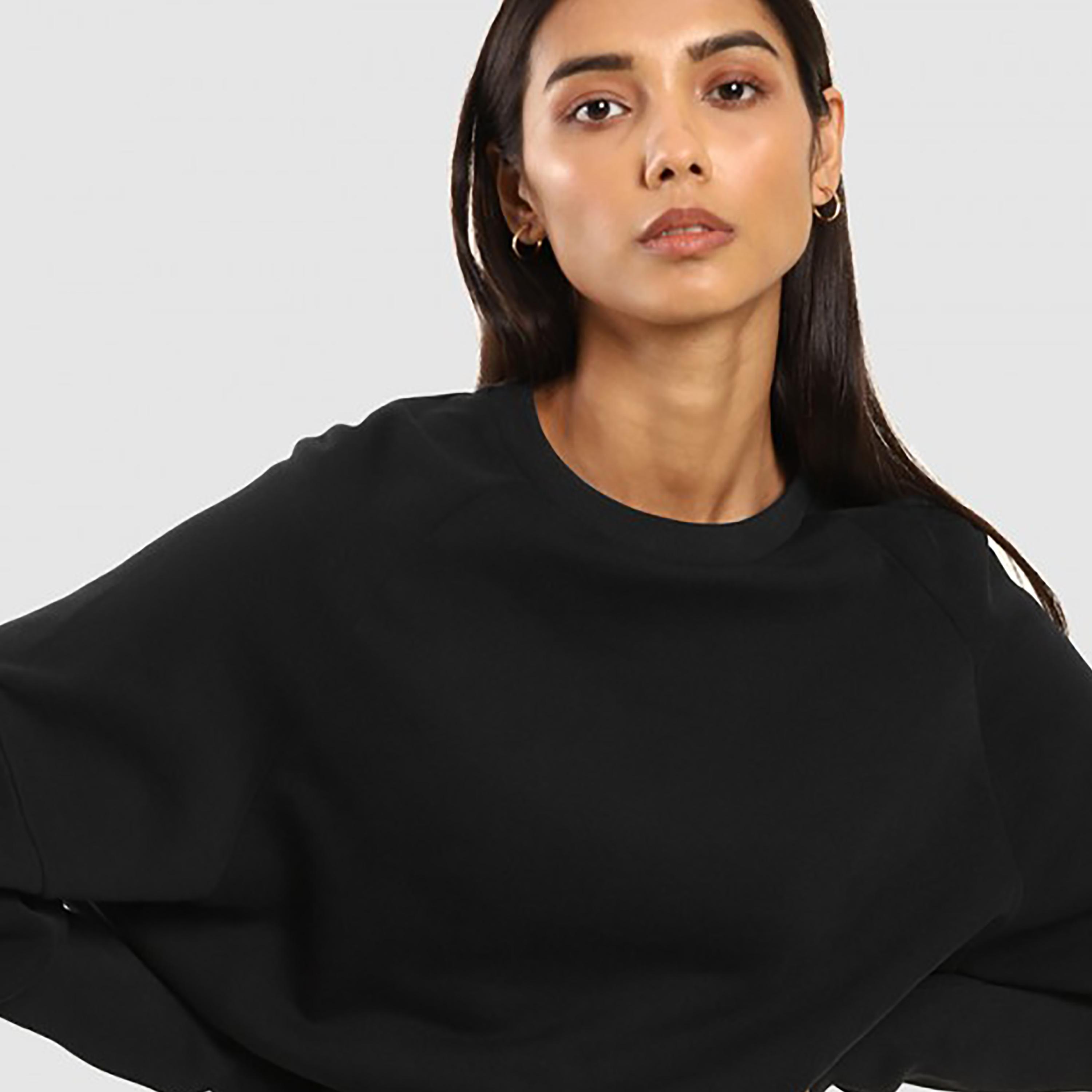 Levi's Plain Crew Neck Raglan Sleeves Sweatshirt-women-clothing-hoodiesandsweatshirts-hoodies-image-2