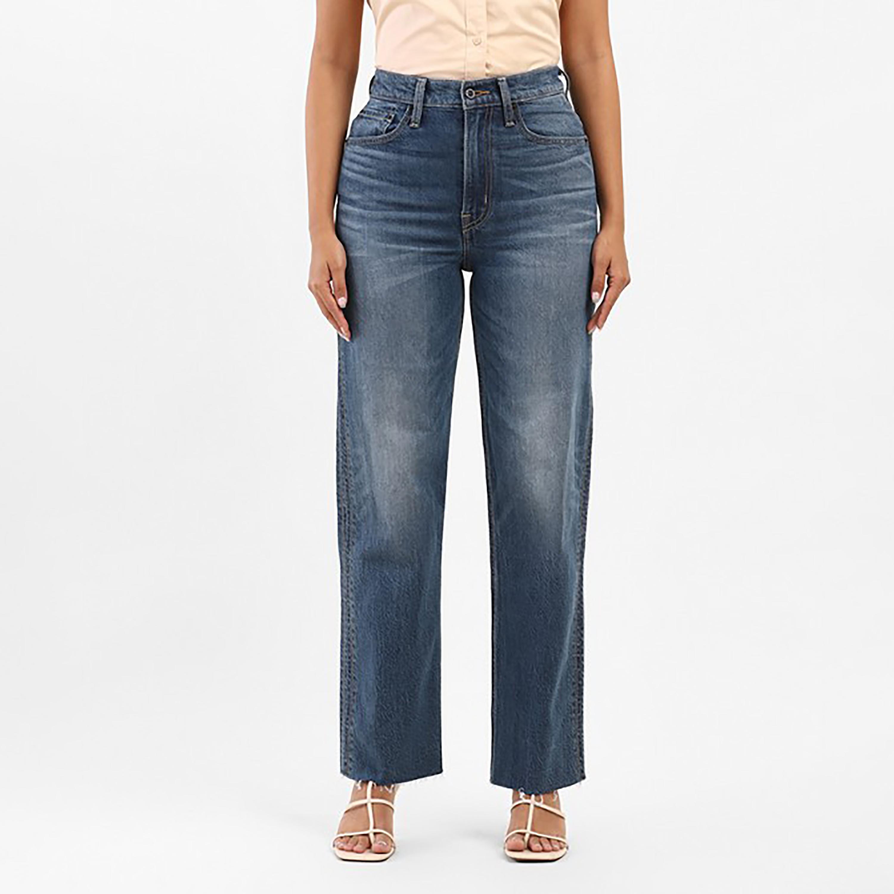 Levi's Blue Bootcut Fit Mid-Rise Pocket Detail Jeans-women-clothing-bottoms-jeans-image-1