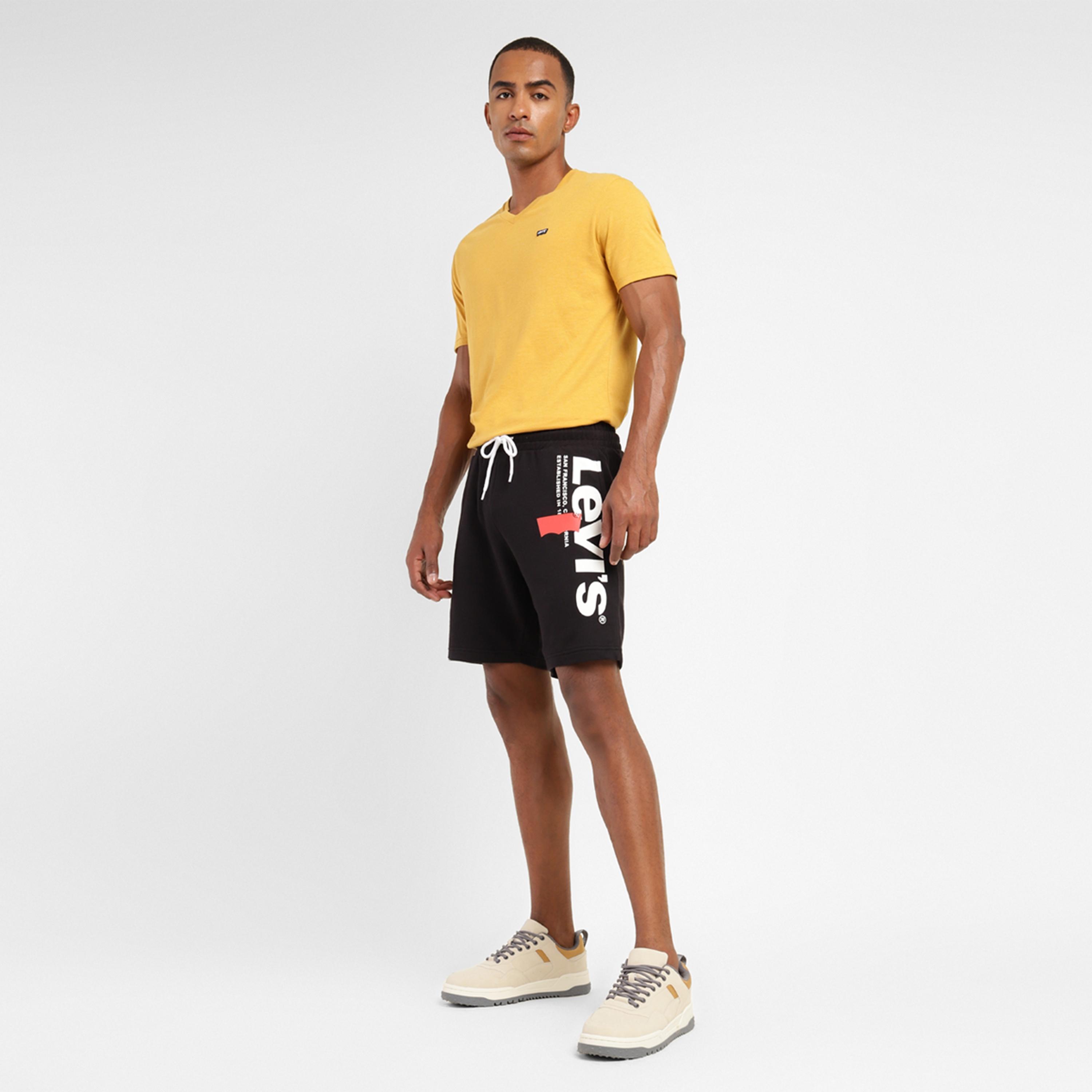 Levi's Printed Mid-Rise Drawstring Shorts-men-clothing-bottoms-shorts-image-2