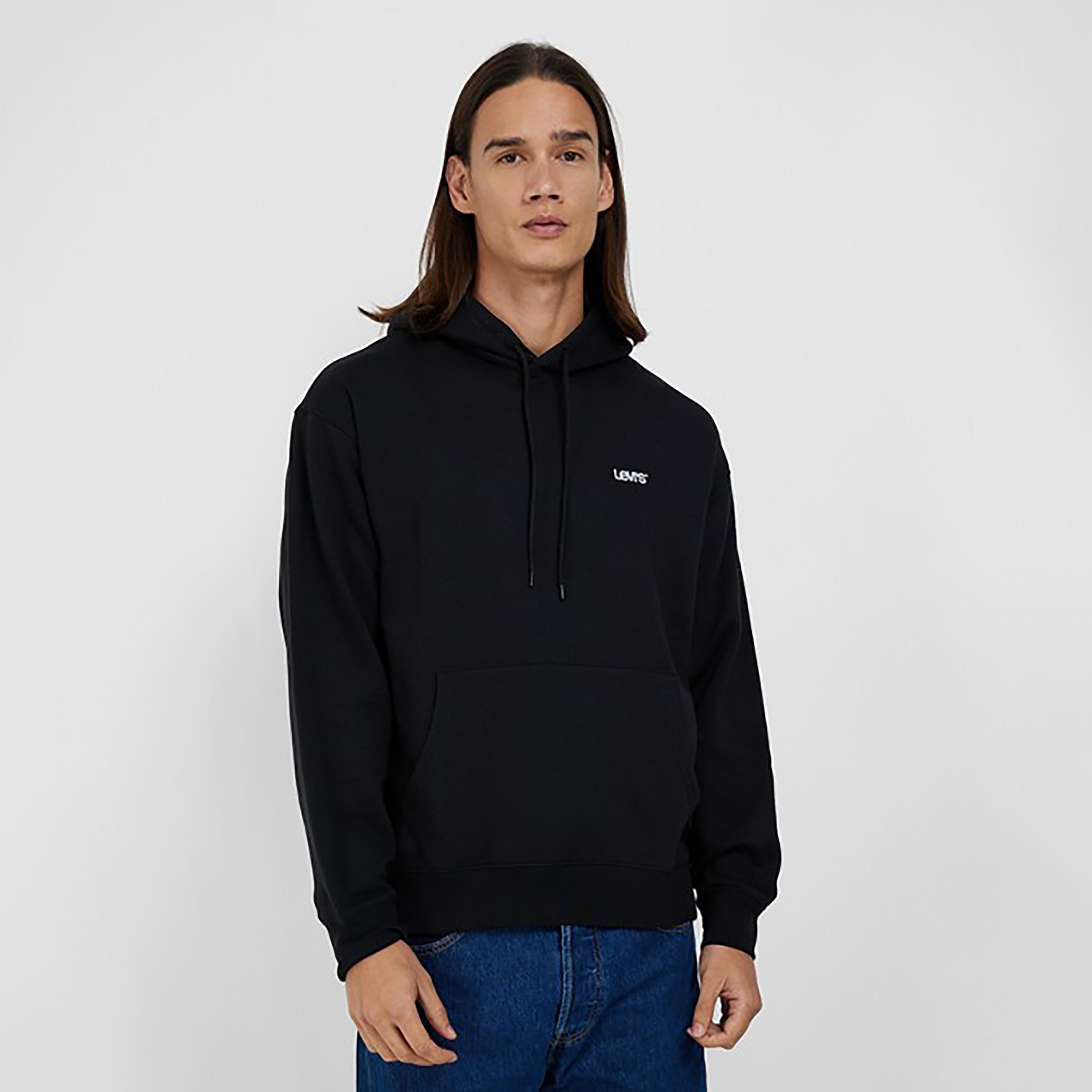 Levi's Plain Hoodie with Kangaroo Pocket-men-clothing-hoodiesandsweatshirts-image-1