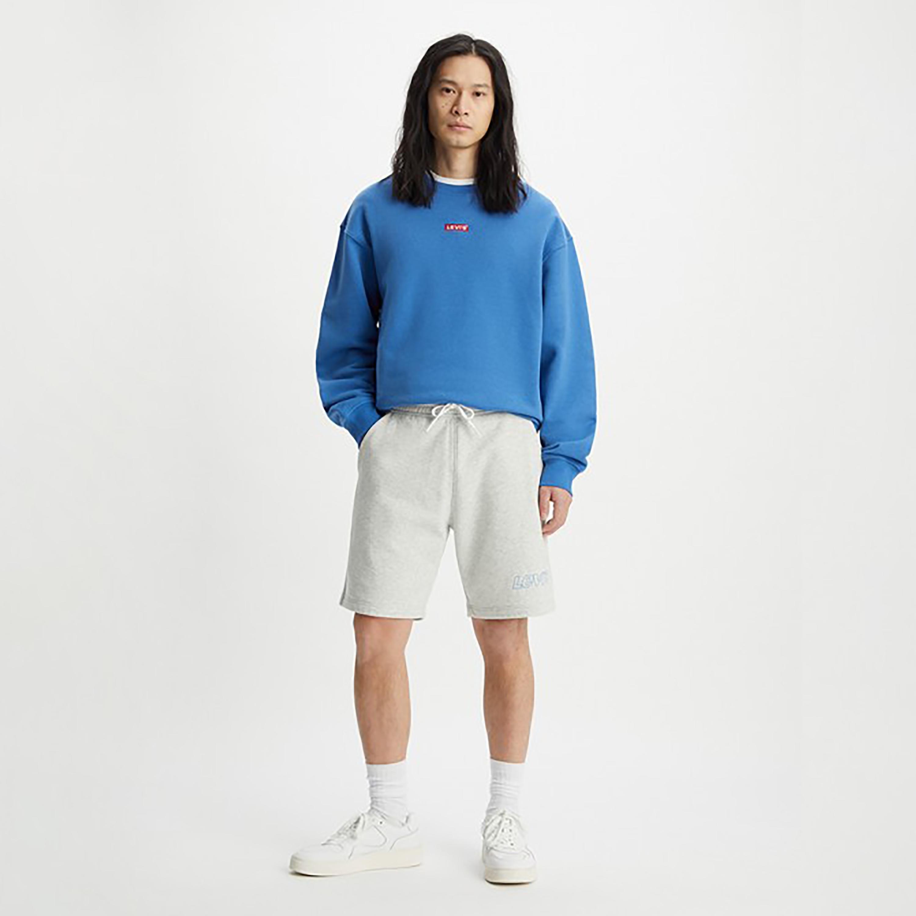 Levi's Logo Mid-Rise Drawstring Shorts-men-clothing-bottoms-shorts-image-2