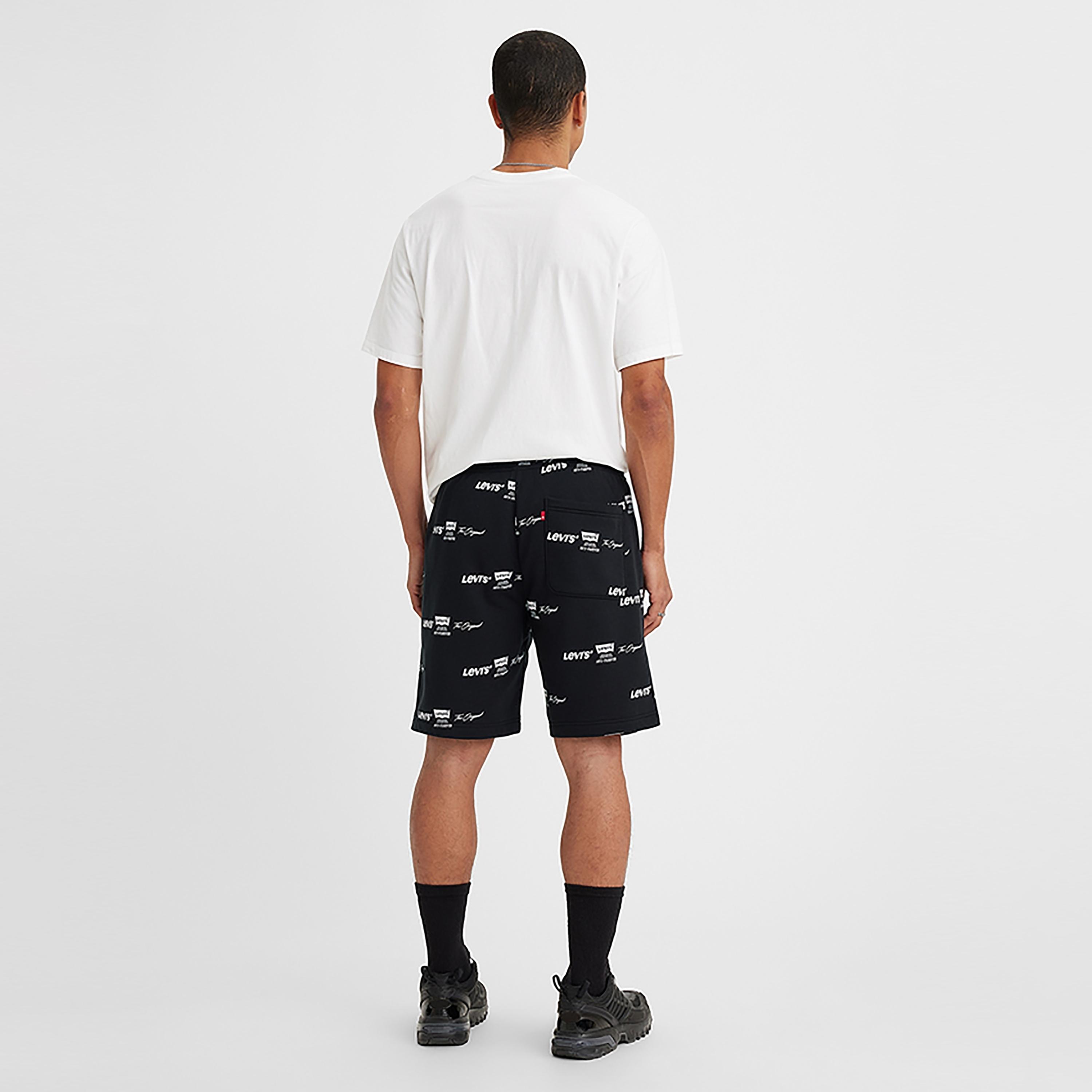 Levi's Monogram Mid-Rise Drawstring Shorts-men-clothing-bottoms-shorts-image-3