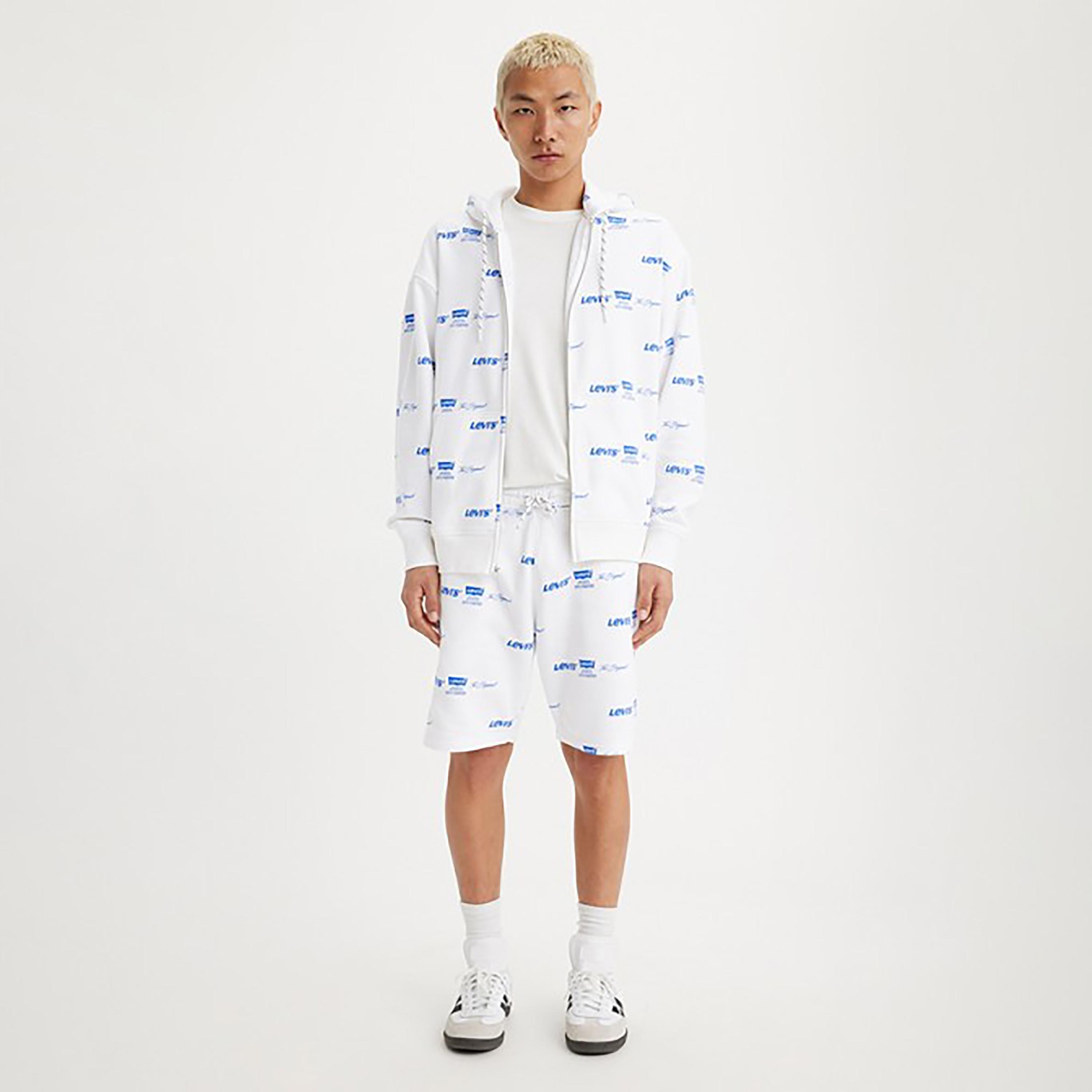 Levi's Monogram Mid-Rise Drawstring Shorts-men-clothing-bottoms-shorts-image-2