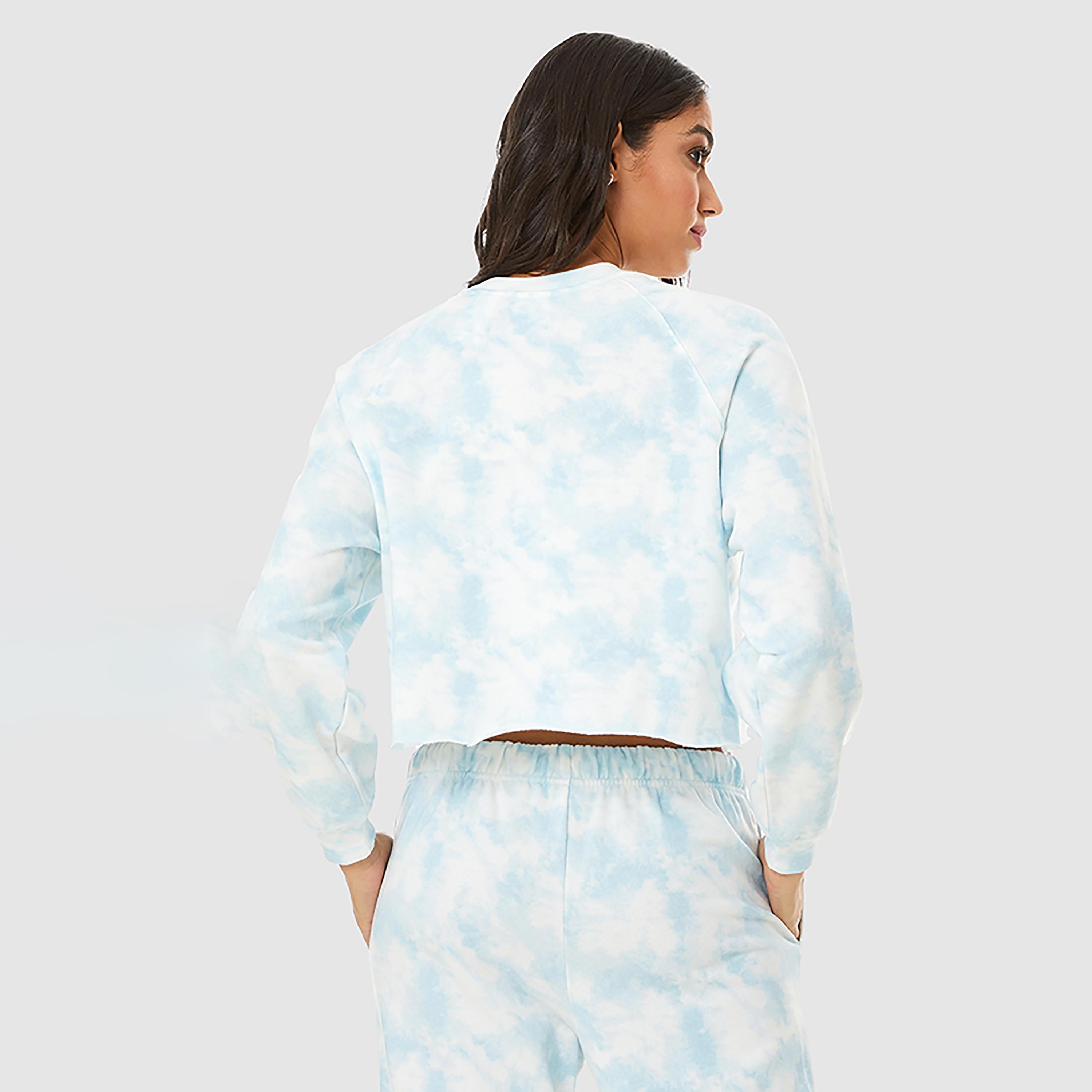 سويت شيرت كروب من ليفايز بأكمام طويلة وياقة مستديرة ذات تاي آند داي-women-clothing-hoodiesandsweatshirts-hoodies-image-4