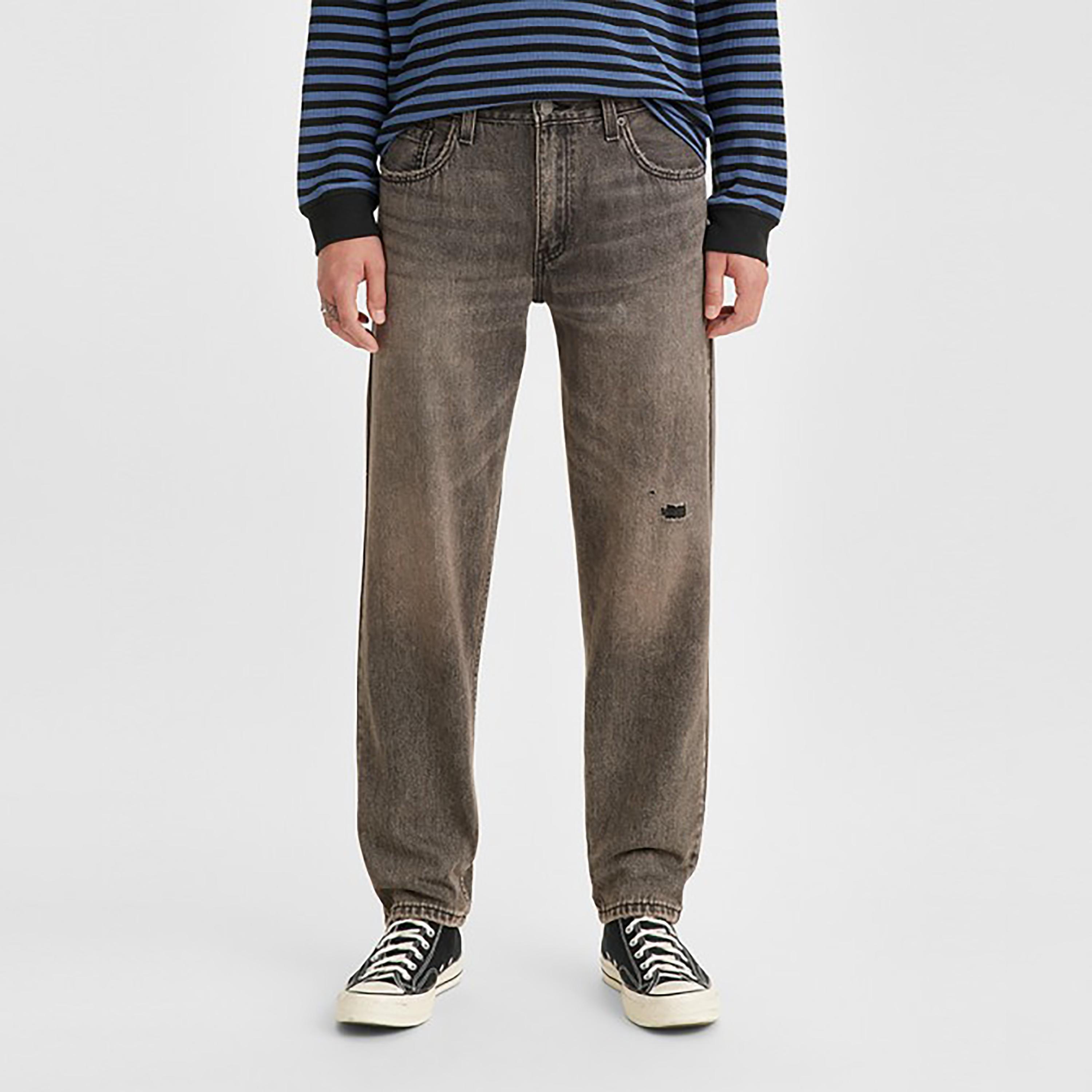 Levi's Grey Tapered Fit Mid-Rise Pocket Detail Jeans-men-clothing-bottoms-jeans-image-1