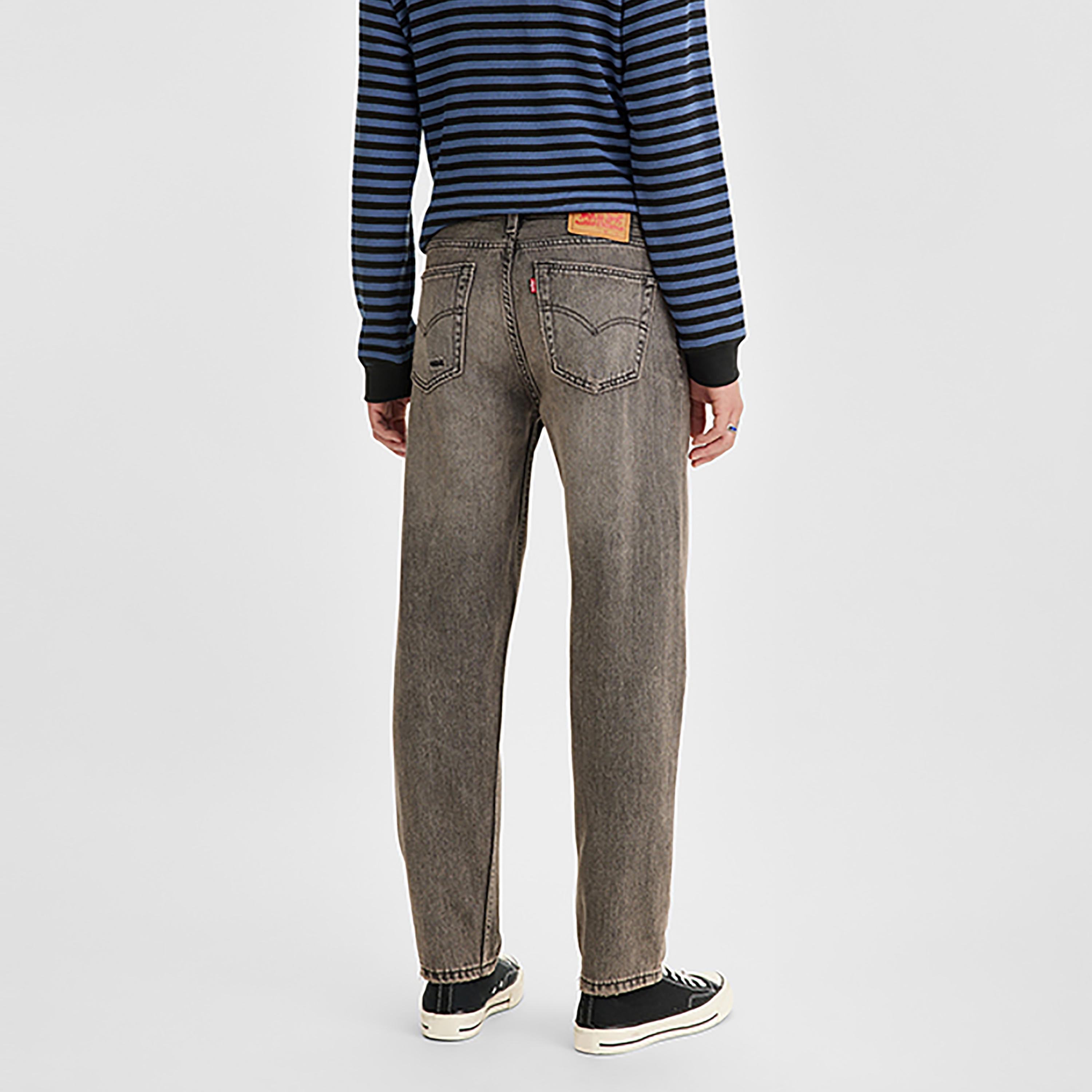 Levi's Grey Tapered Fit Mid-Rise Pocket Detail Jeans-men-clothing-bottoms-jeans-image-2