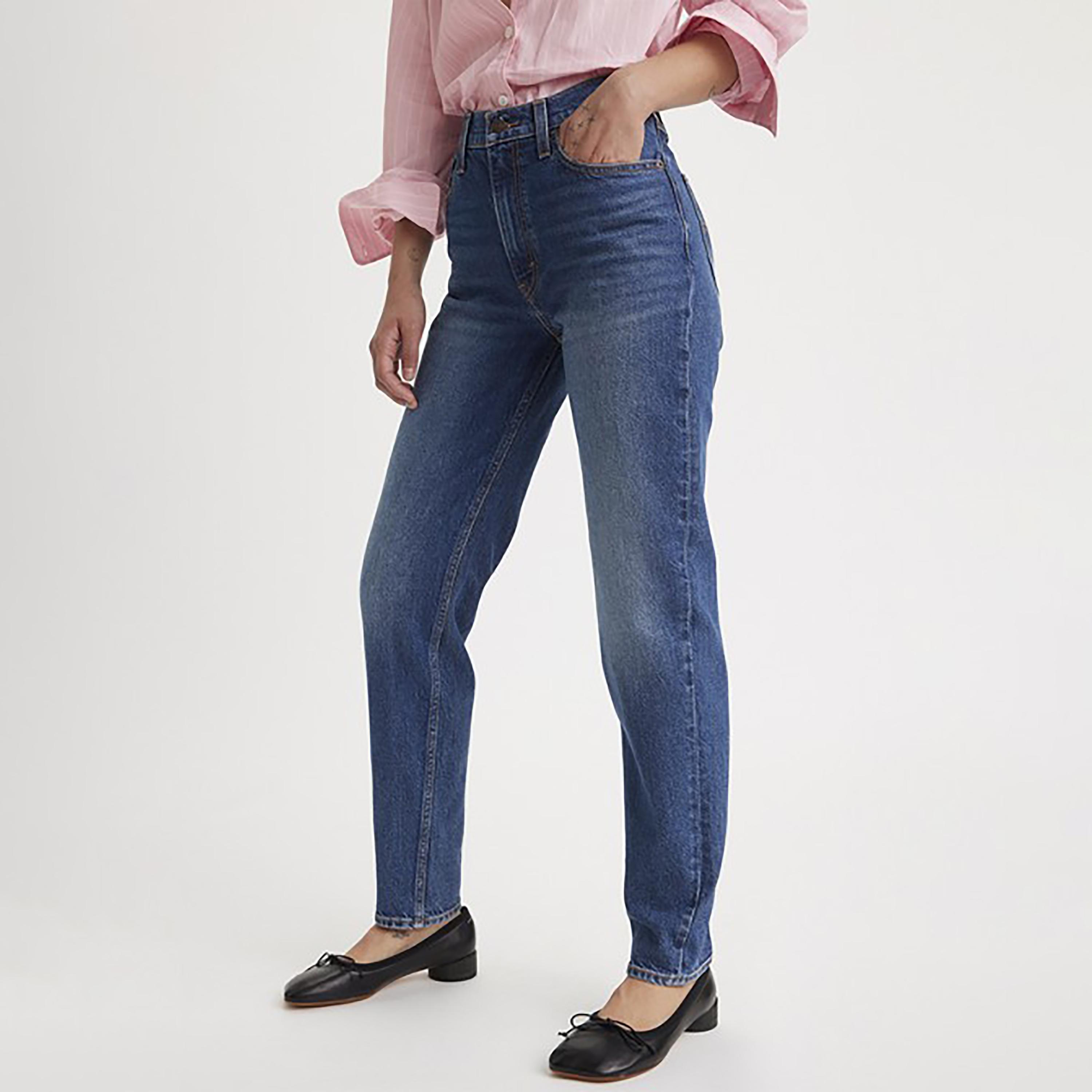 بنطال جينز من ليفايز 80S بلون ازرق ذو اسكيني فت وجيب مرتفع الارتفاع-women-clothing-bottoms-jeans-image-1