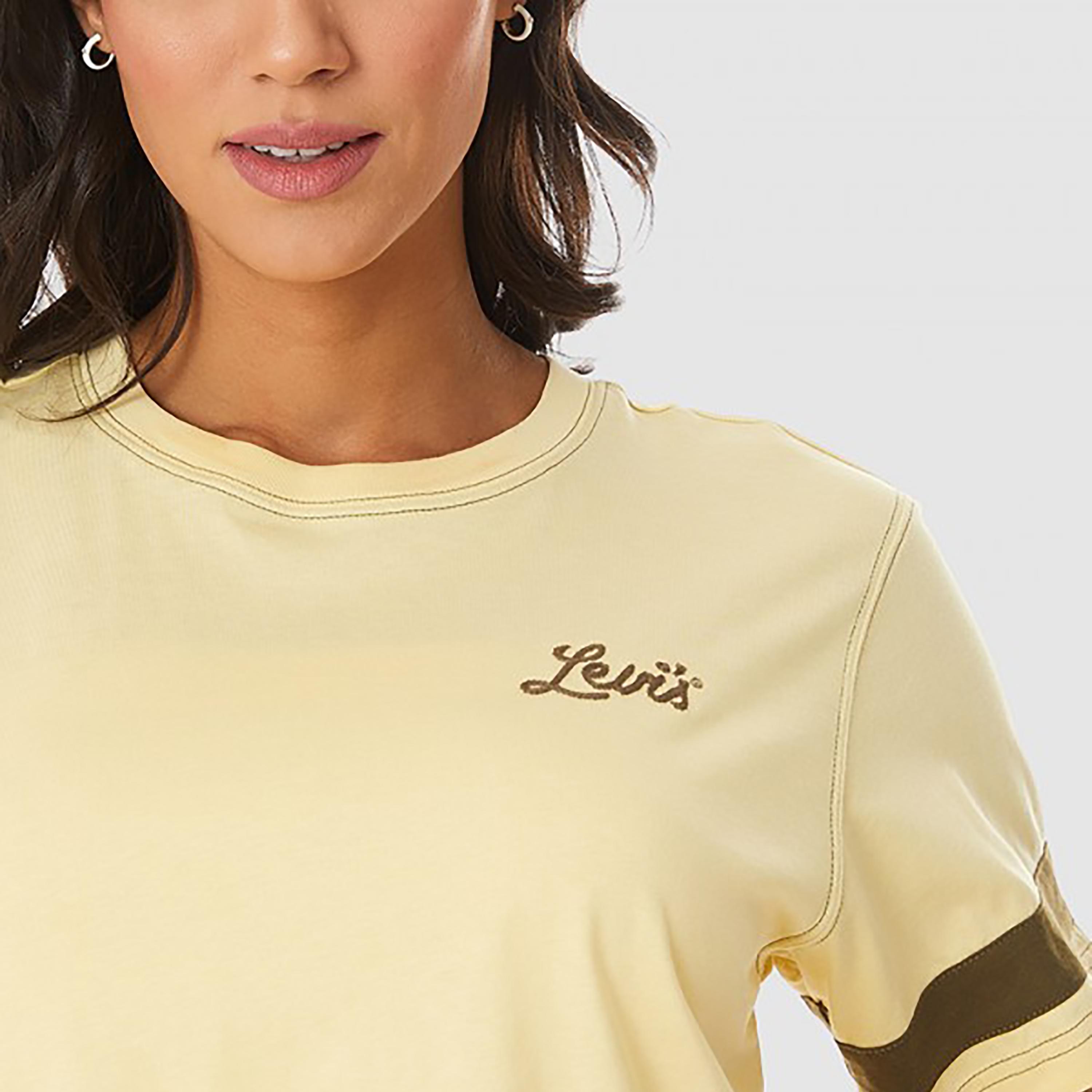 Levi's Logo Crew Neck Short Sleeves Crop T-Shirt-women-clothing-tshirts-image-3