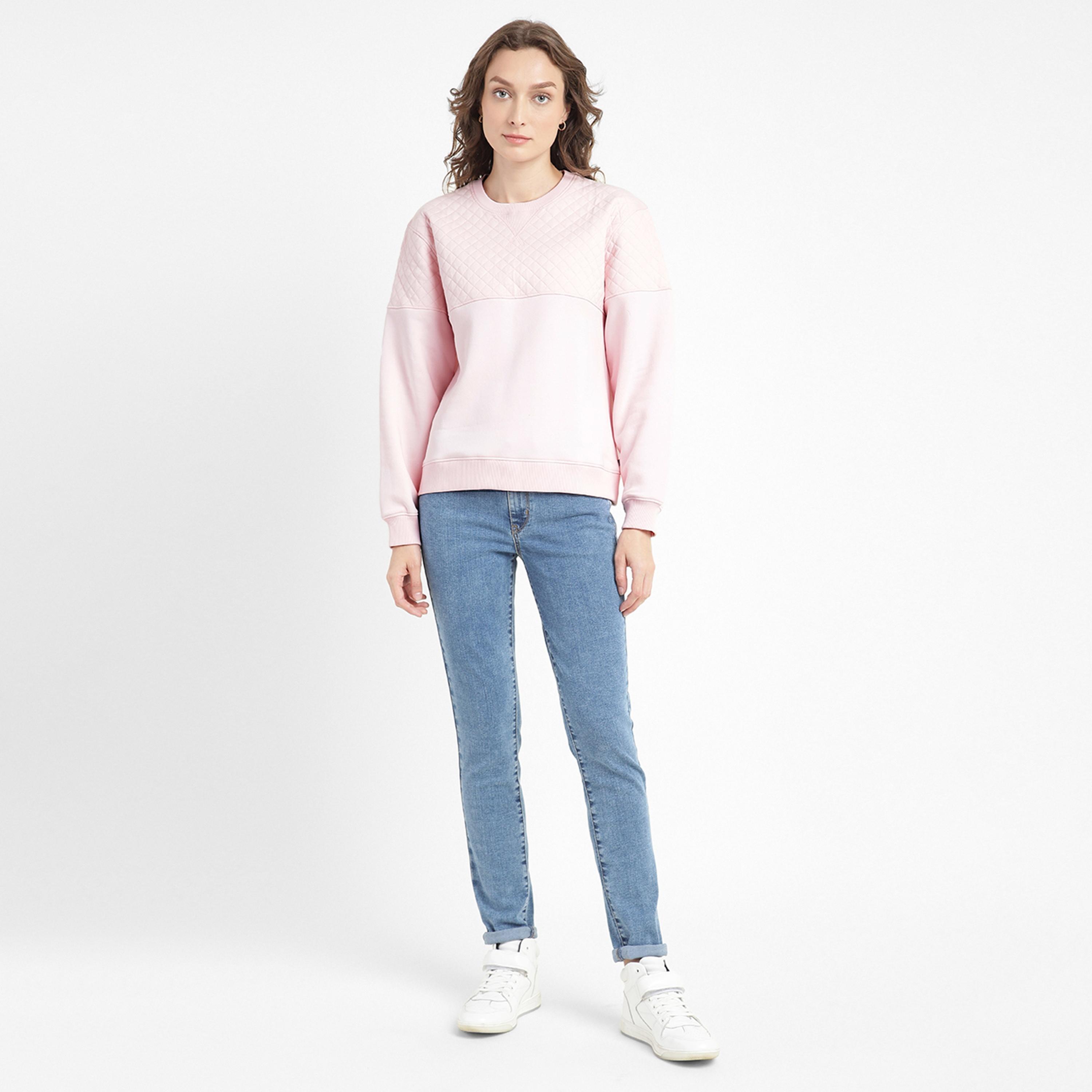سويت شيرت من ليفايز بأكمام طويلة وياقة مستديرة مع مبطن-women-clothing-hoodiesandsweatshirts-hoodies-image-2
