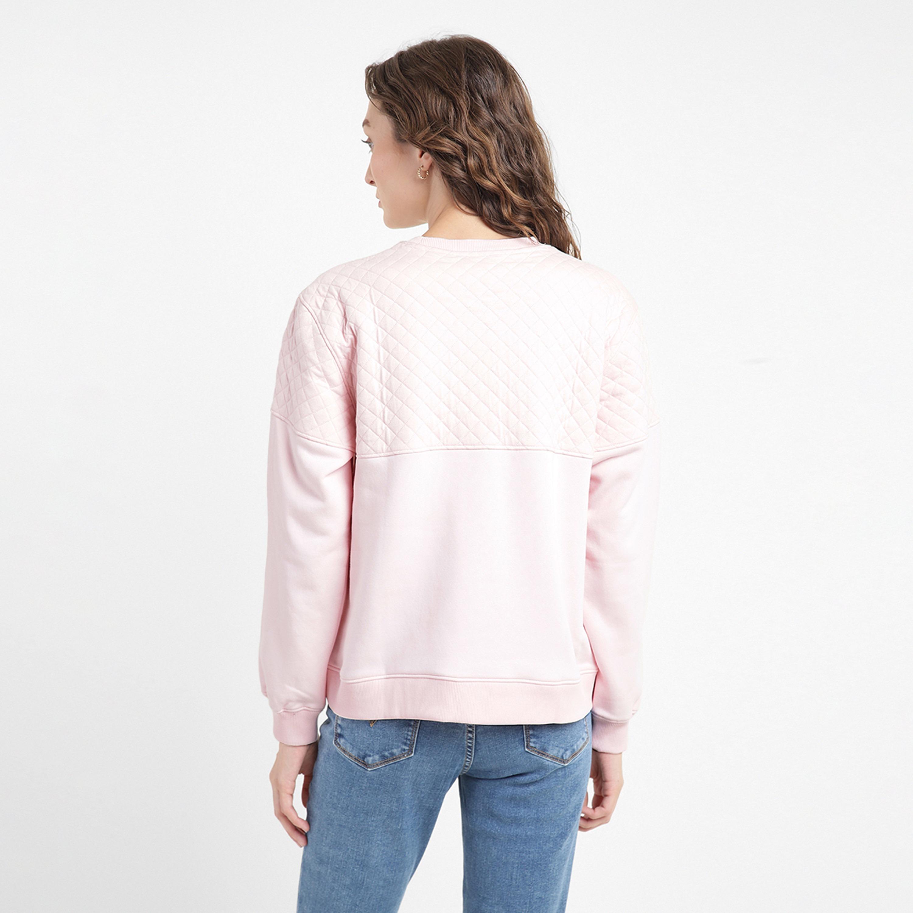 Levi's Quilted Crew Neck Long Sleeves Sweatshirt-women-clothing-hoodiesandsweatshirts-hoodies-image-4
