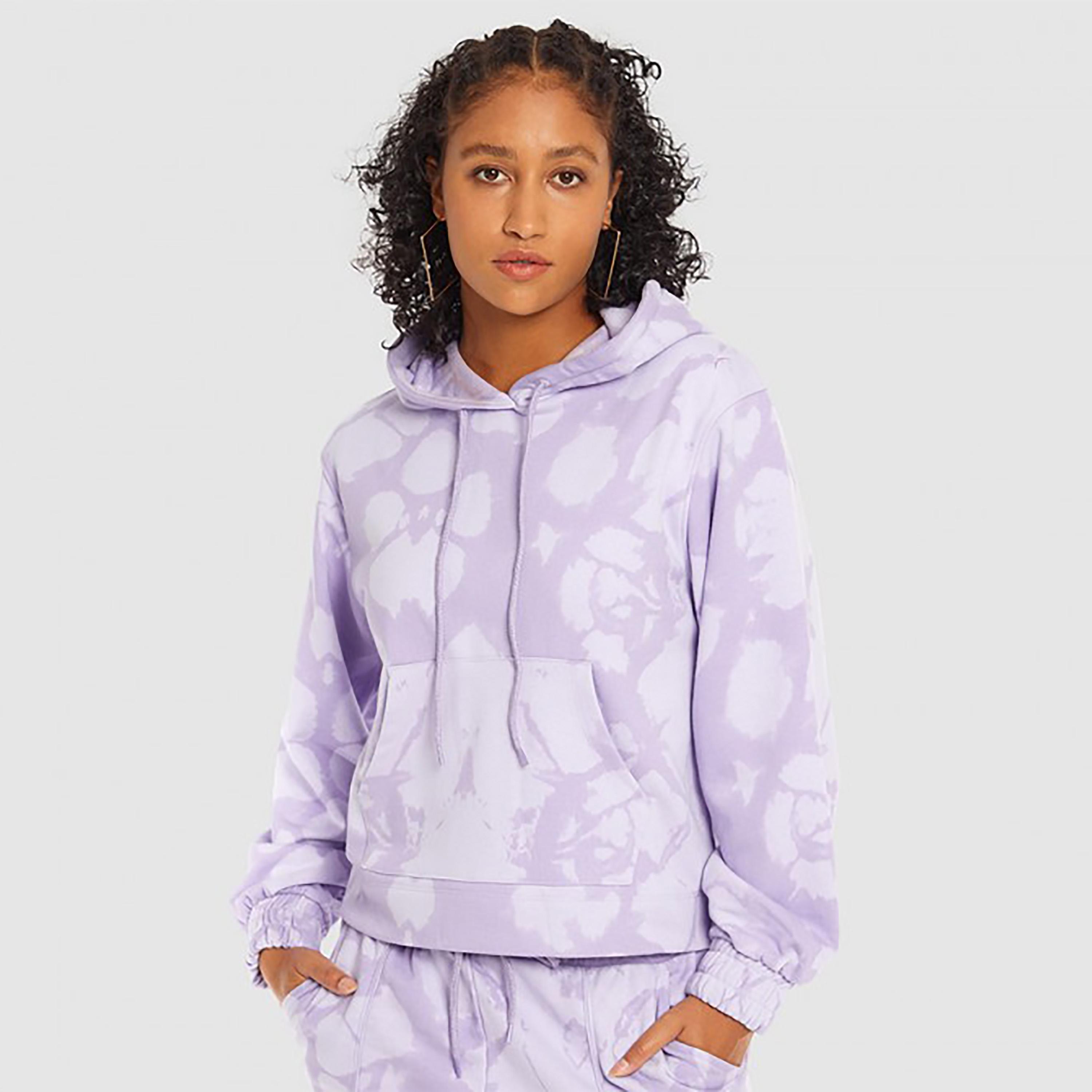 هودي من ليفايز مع شعار بأكمام طويلة ذو رقبة بغطاء للرأس مع جيب كانغارو-women-clothing-hoodiesandsweatshirts-hoodies-image-1