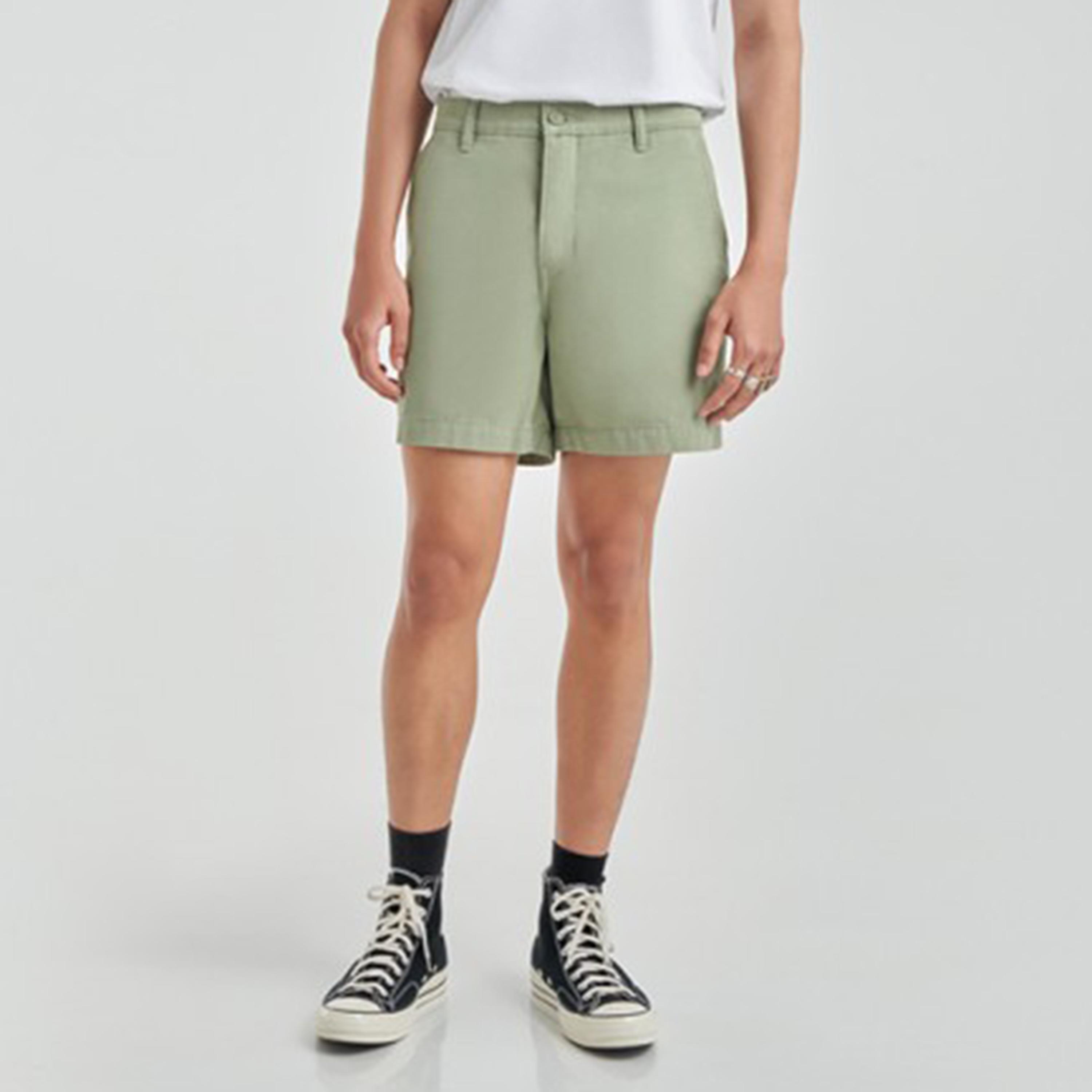 Levi's Plain Mid-Rise Buttoned Shorts-men-clothing-bottoms-shorts-image-1