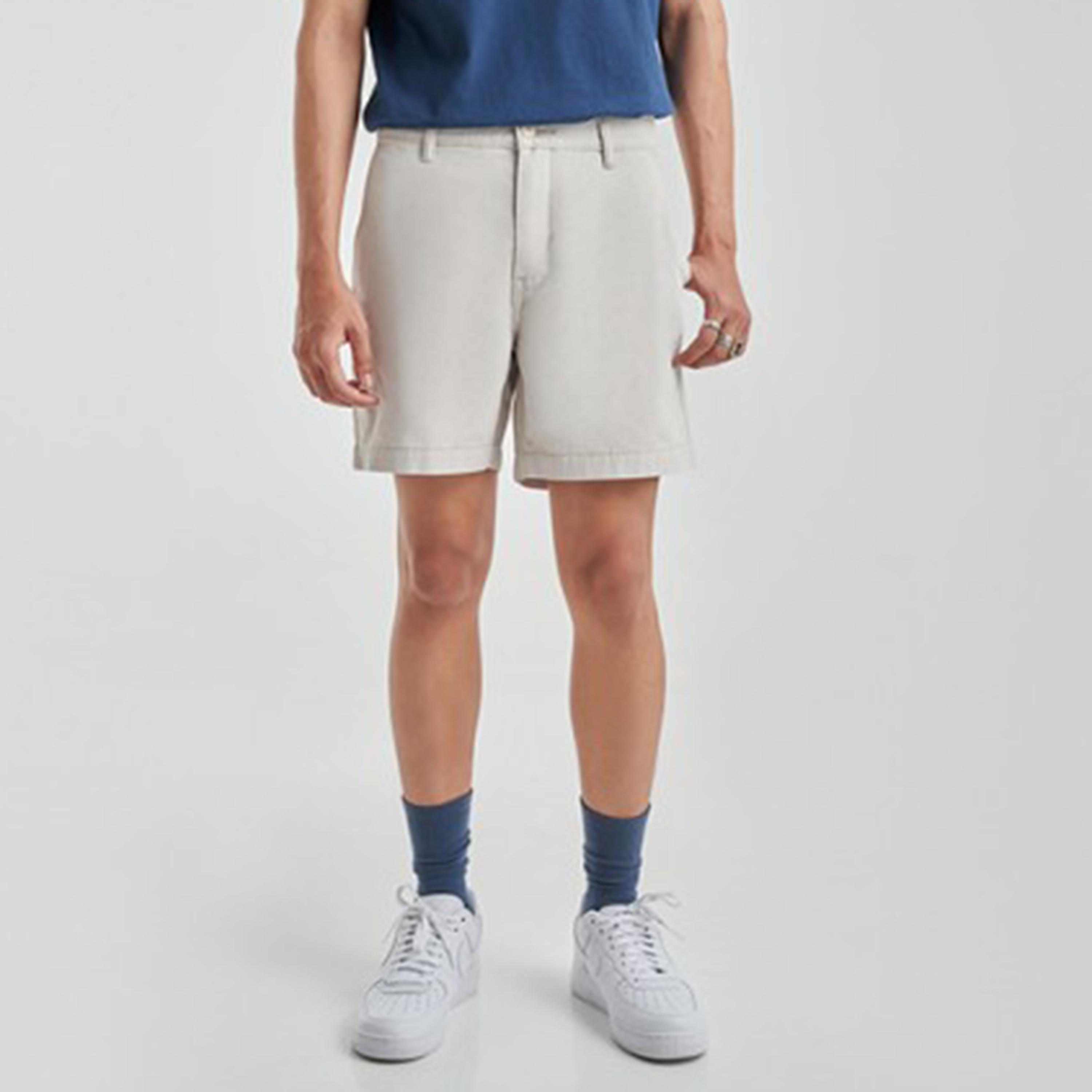 Levi's Plain Mid-Rise Buttoned Shorts-men-clothing-bottoms-shorts-image-1