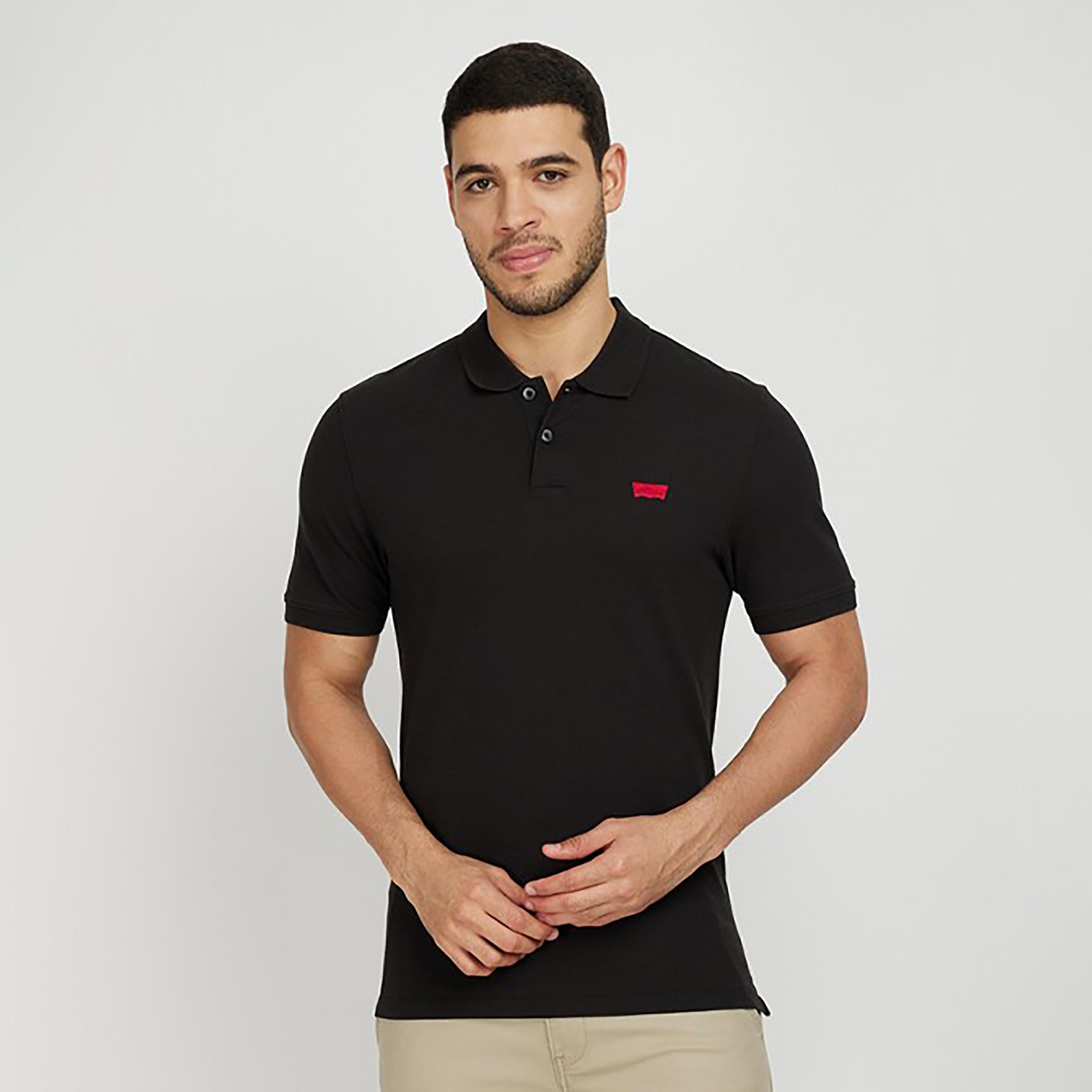 Levi's Plain Collared Short Sleeves Polo T-Shirt-men-clothing-tshirtsandpolos-polos-image-1