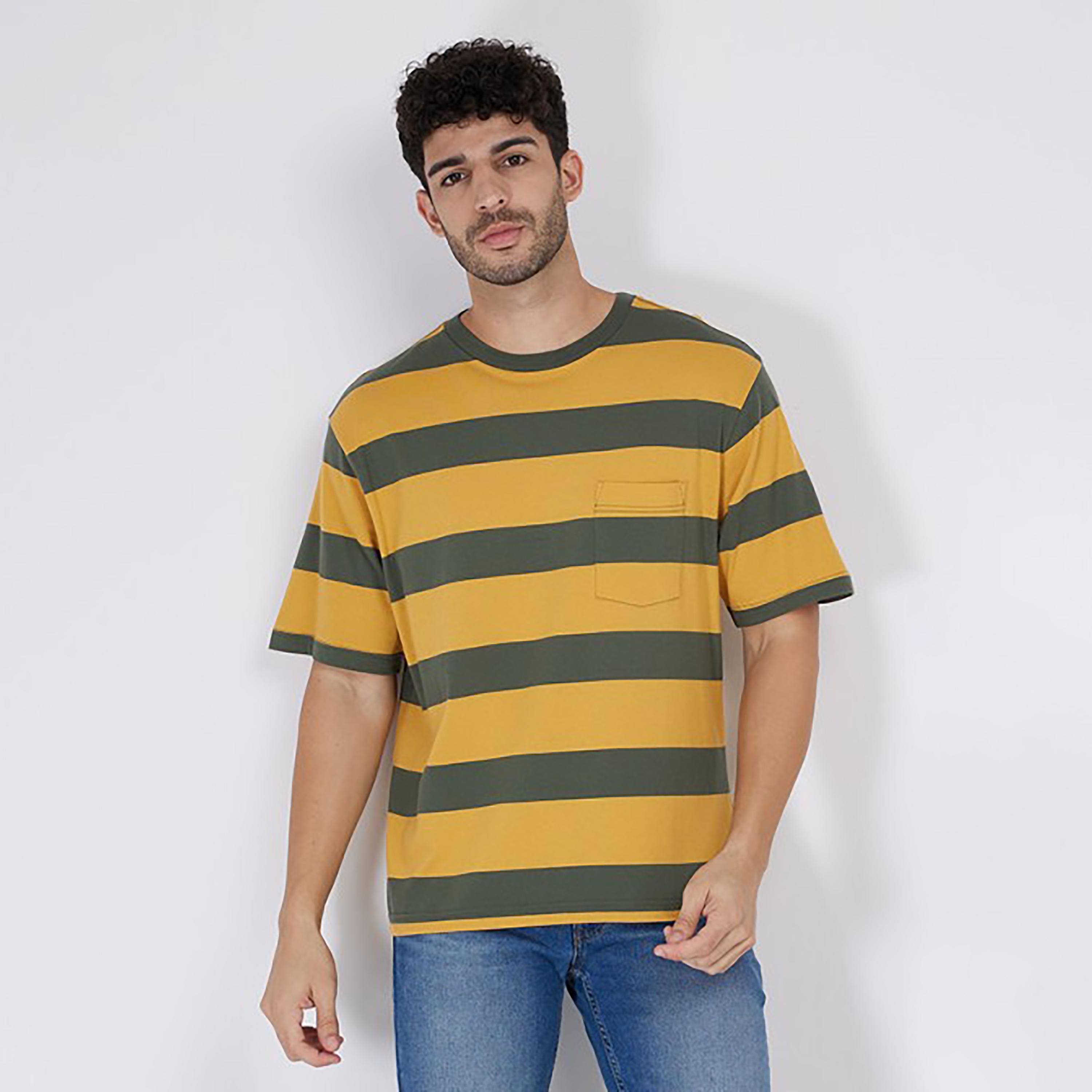Levi's Striped Crew Neck Short Sleeves T-Shirt-men-clothing-tshirtsandpolos-tshirts-image-1