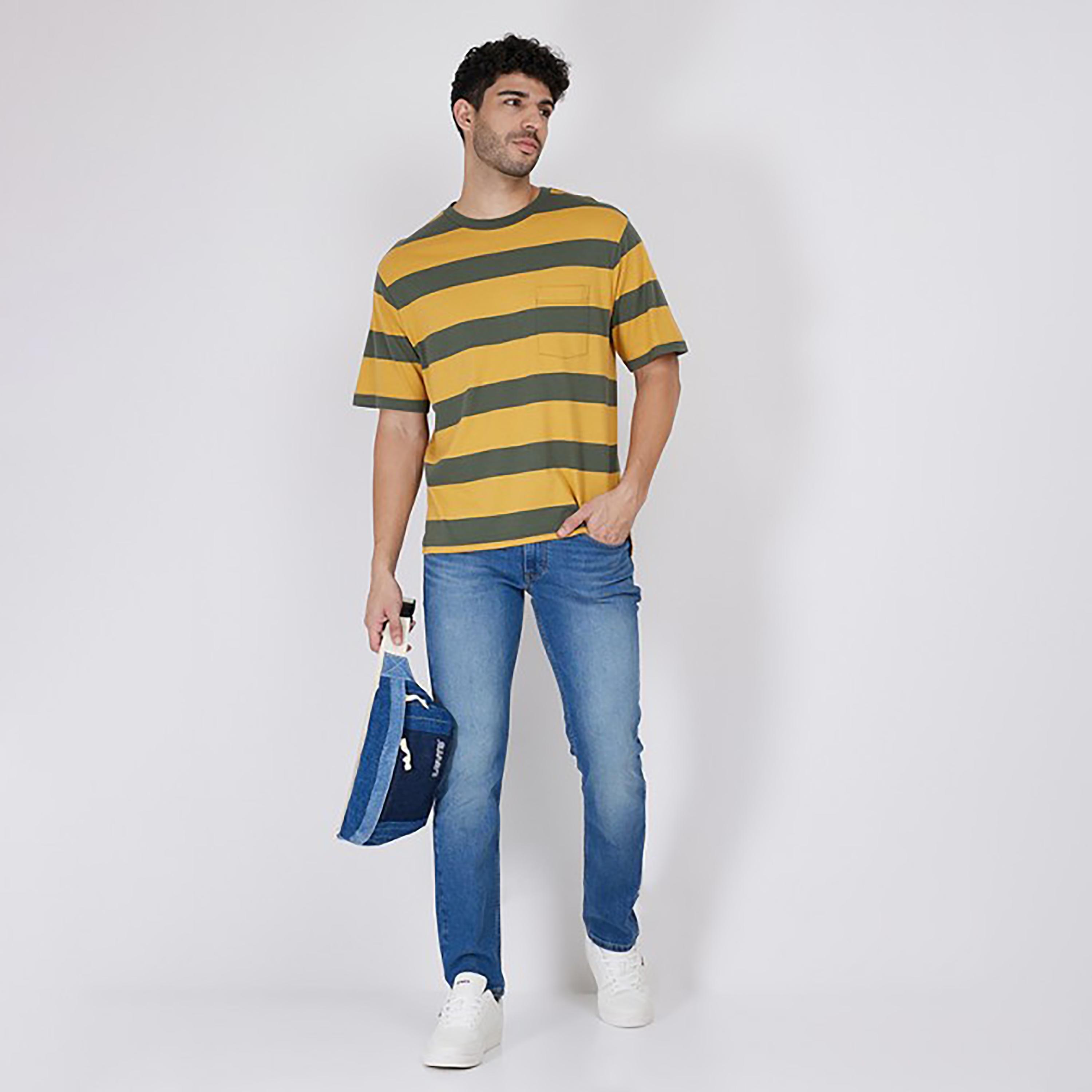 Levi's Striped Crew Neck Short Sleeves T-Shirt-men-clothing-tshirtsandpolos-tshirts-image-2