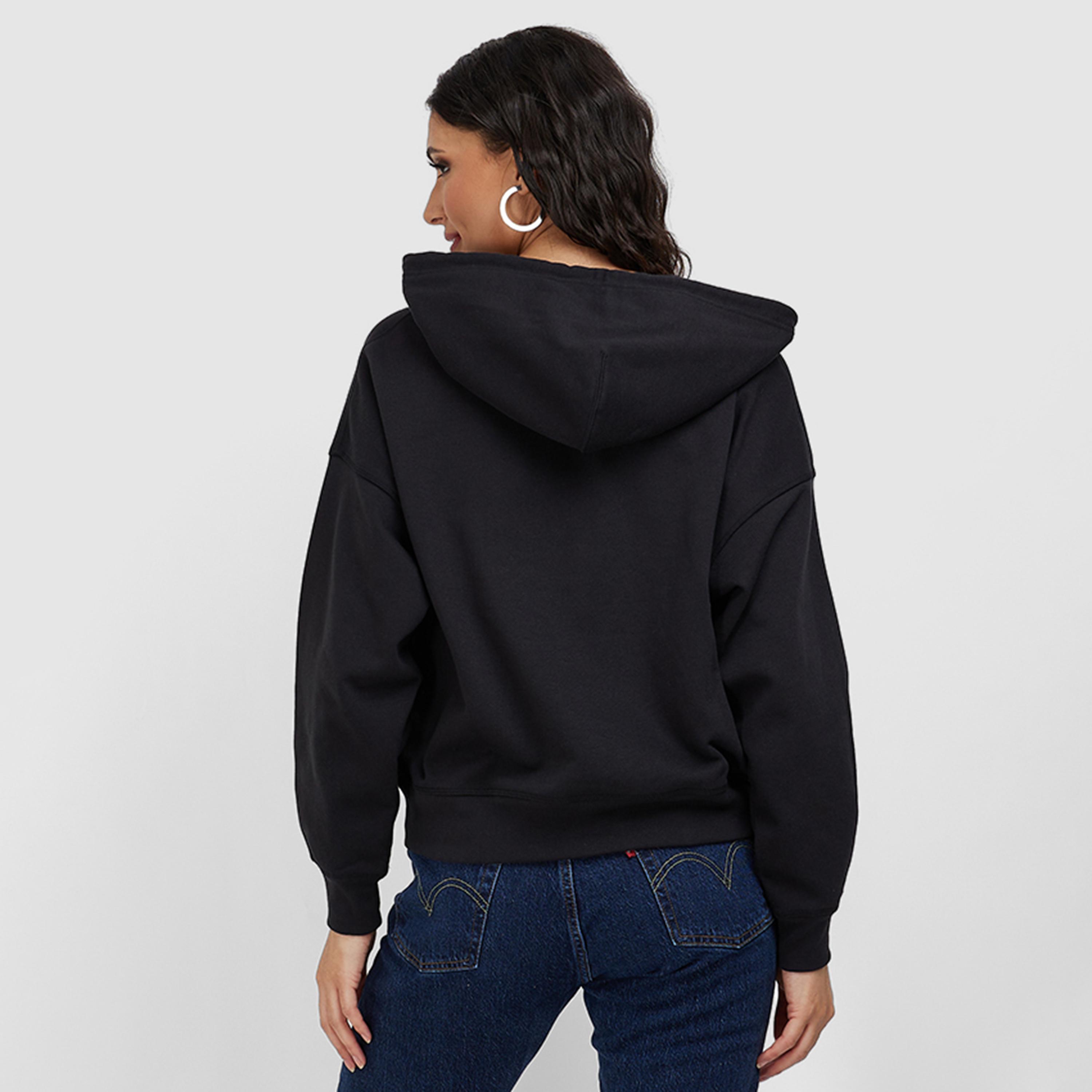 هودي من ليفايز مع مطبوع بأكمام طويلة مع جيب كانغارو-women-clothing-hoodiesandsweatshirts-hoodies-image-2