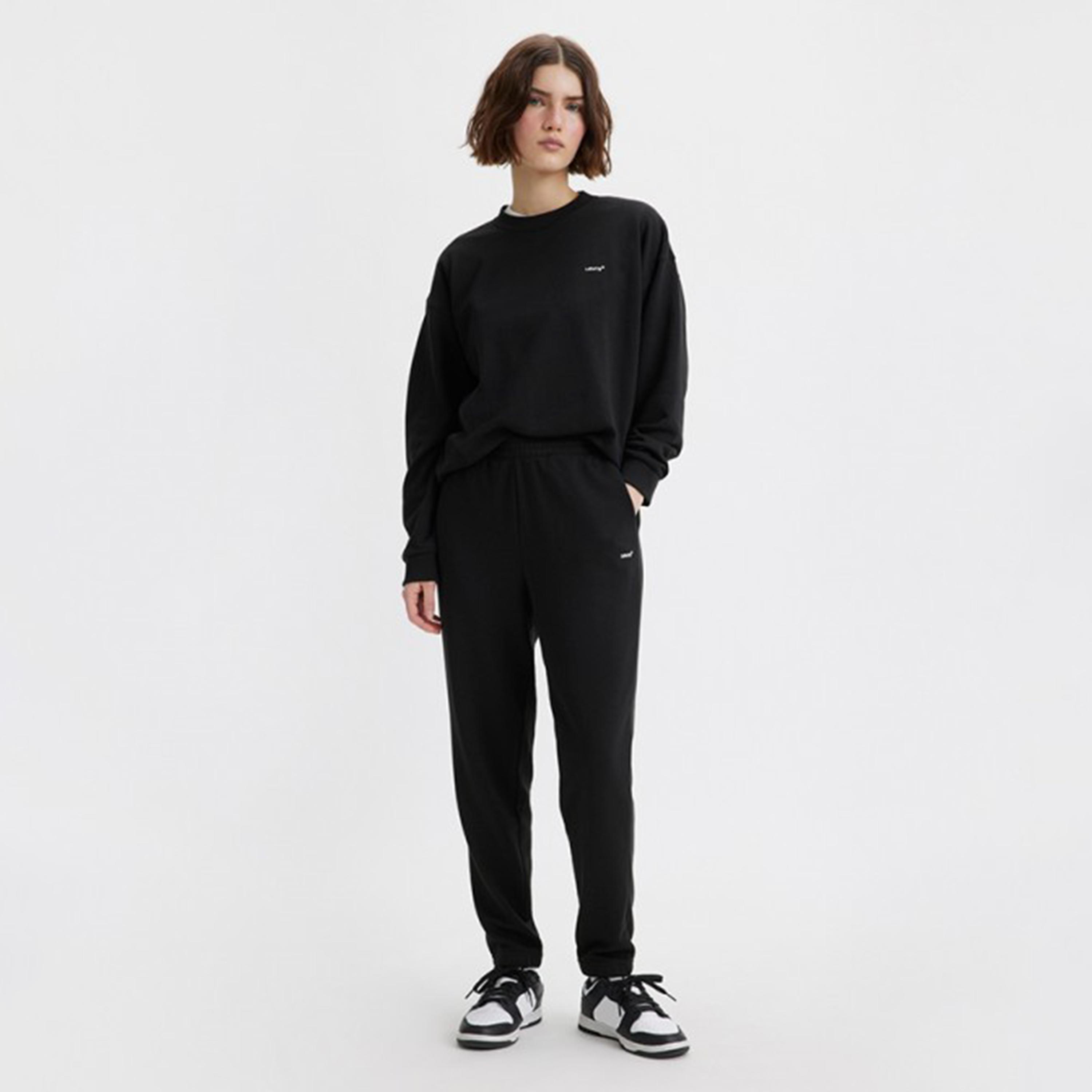 Levi's Plain Mid-Rise Drawstring Jogger-women-clothing-bottoms-joggers-image-2