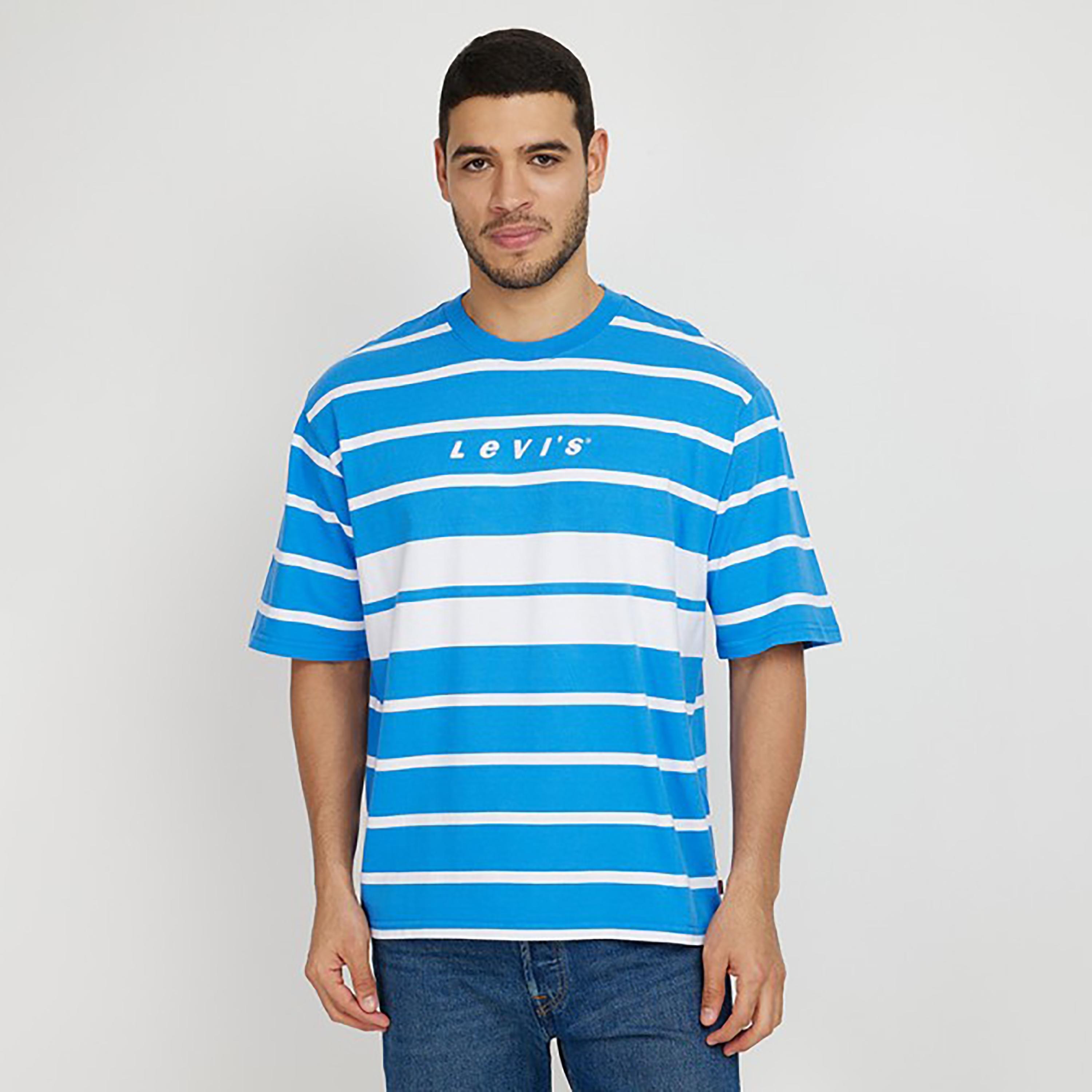 Levi's Striped Crew Neck Short Sleeves T-Shirt-men-clothing-tshirtsandpolos-tshirts-image-1